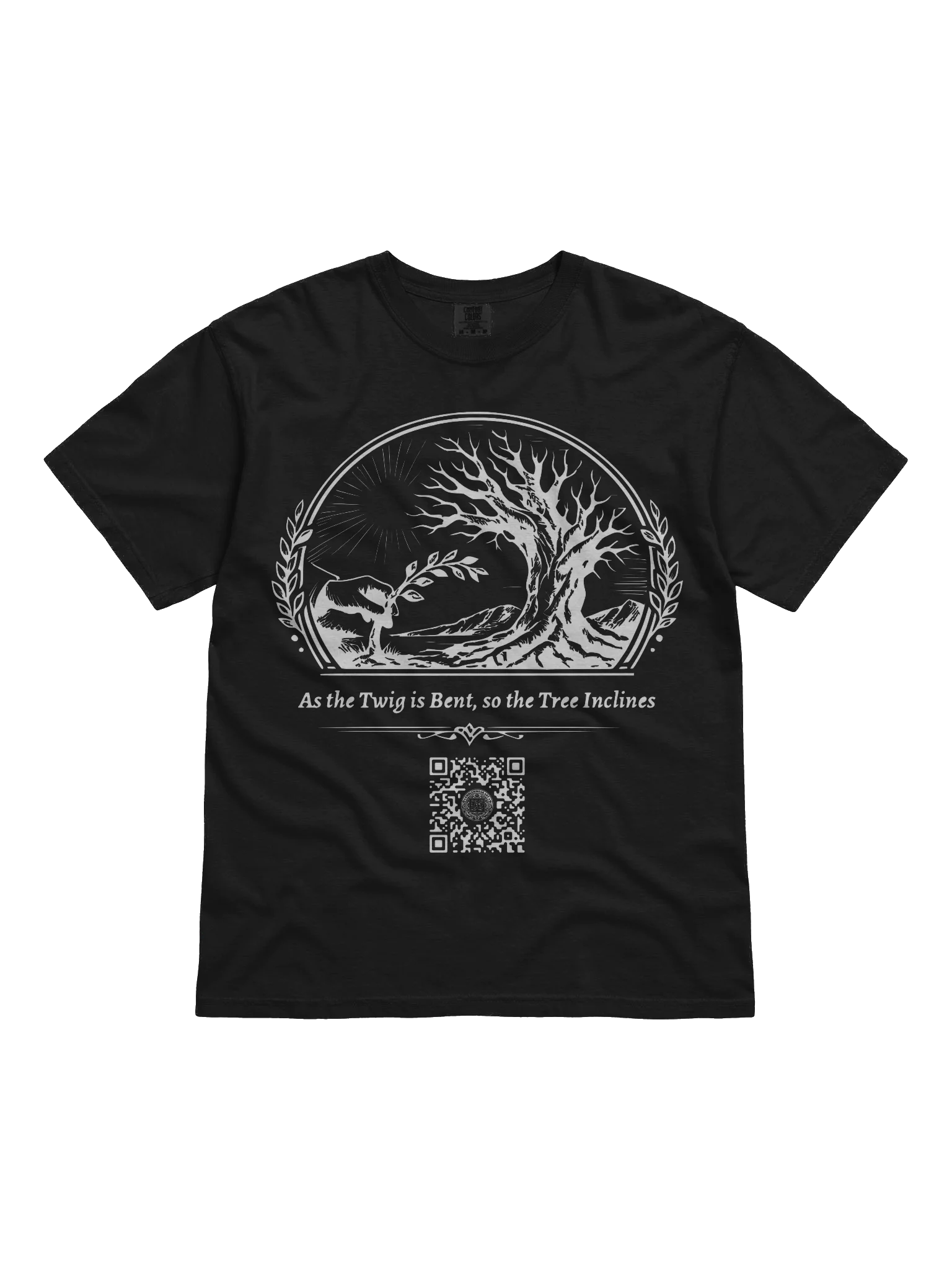 Tender Twigs (White on Black/Color) product image (1)