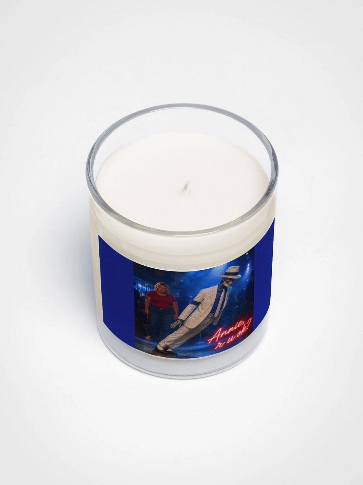 ''Annie, Are You OK?" 2.0 Soy Wax Candle In A Clear Glass Jar product image (2)