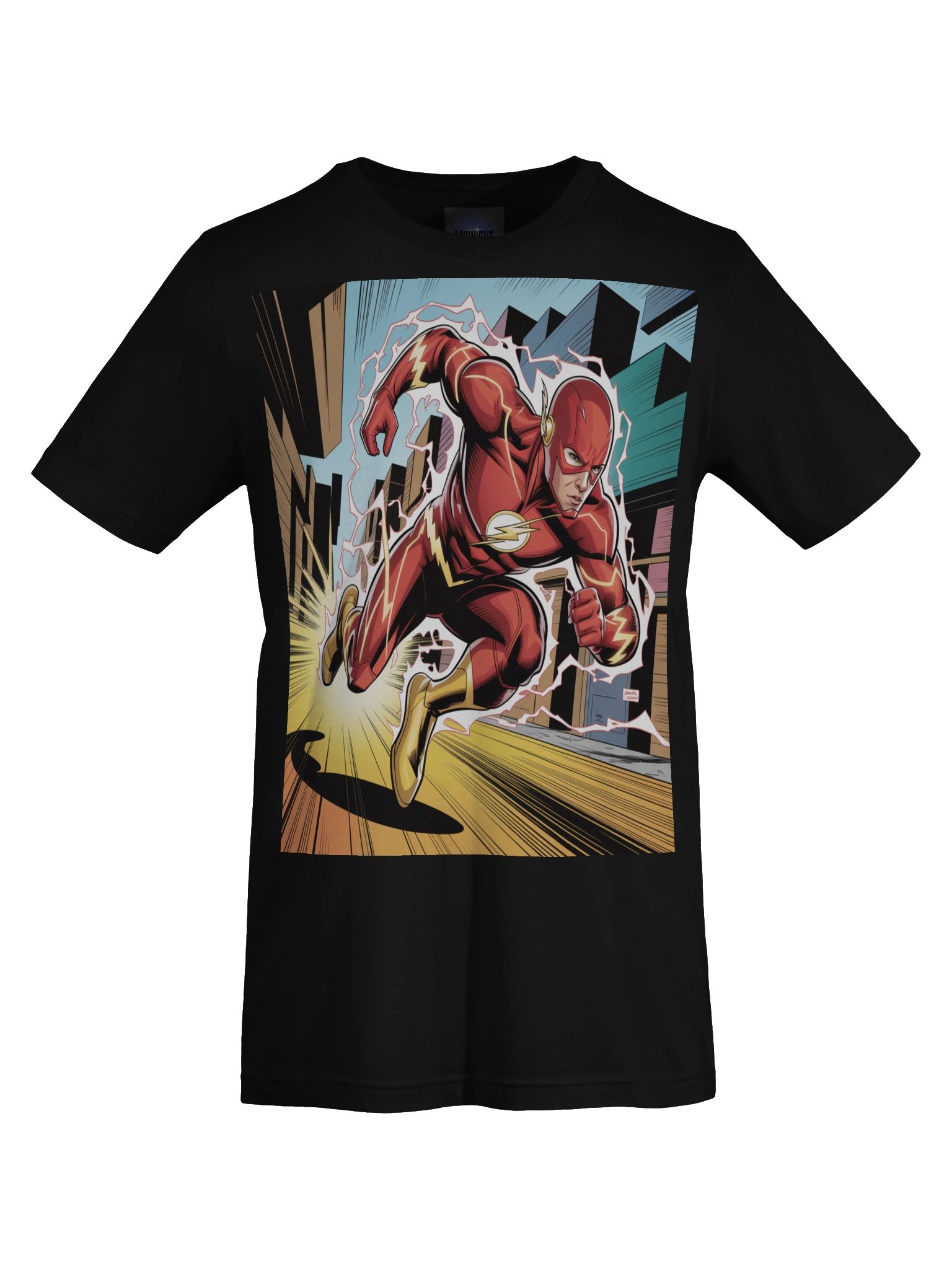 Urban Blitz: The Flash Metropolis Rush T-Shirt product image (1)