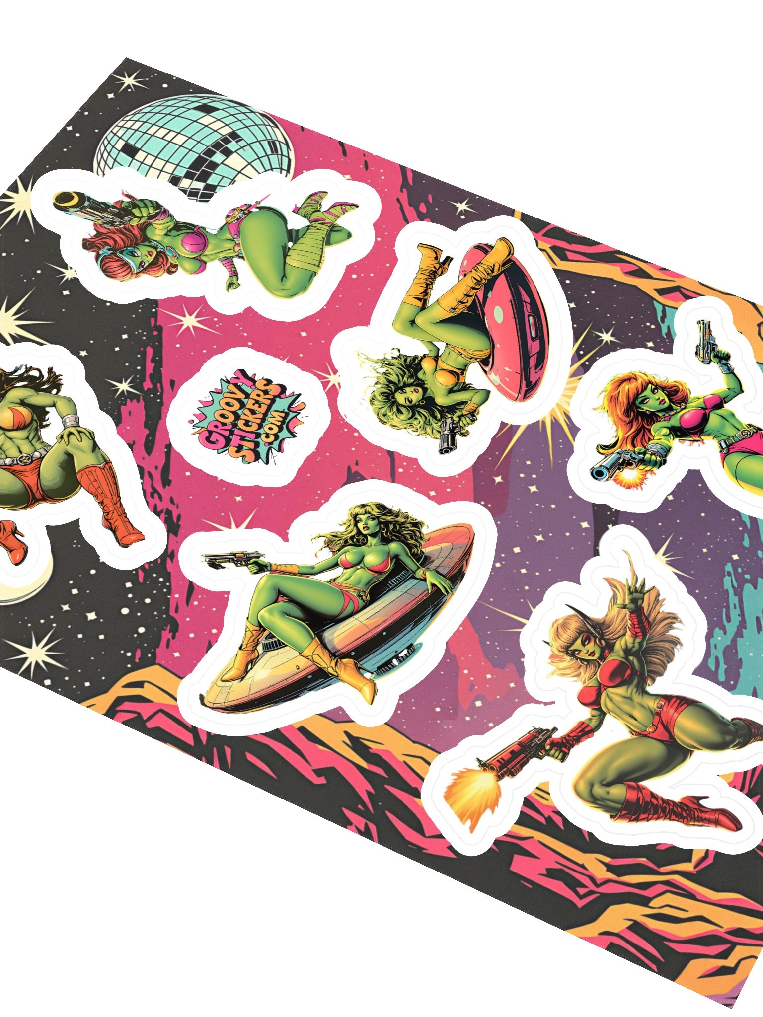 Fem Fatale Alien Invasion Sticker Collection product image (2)