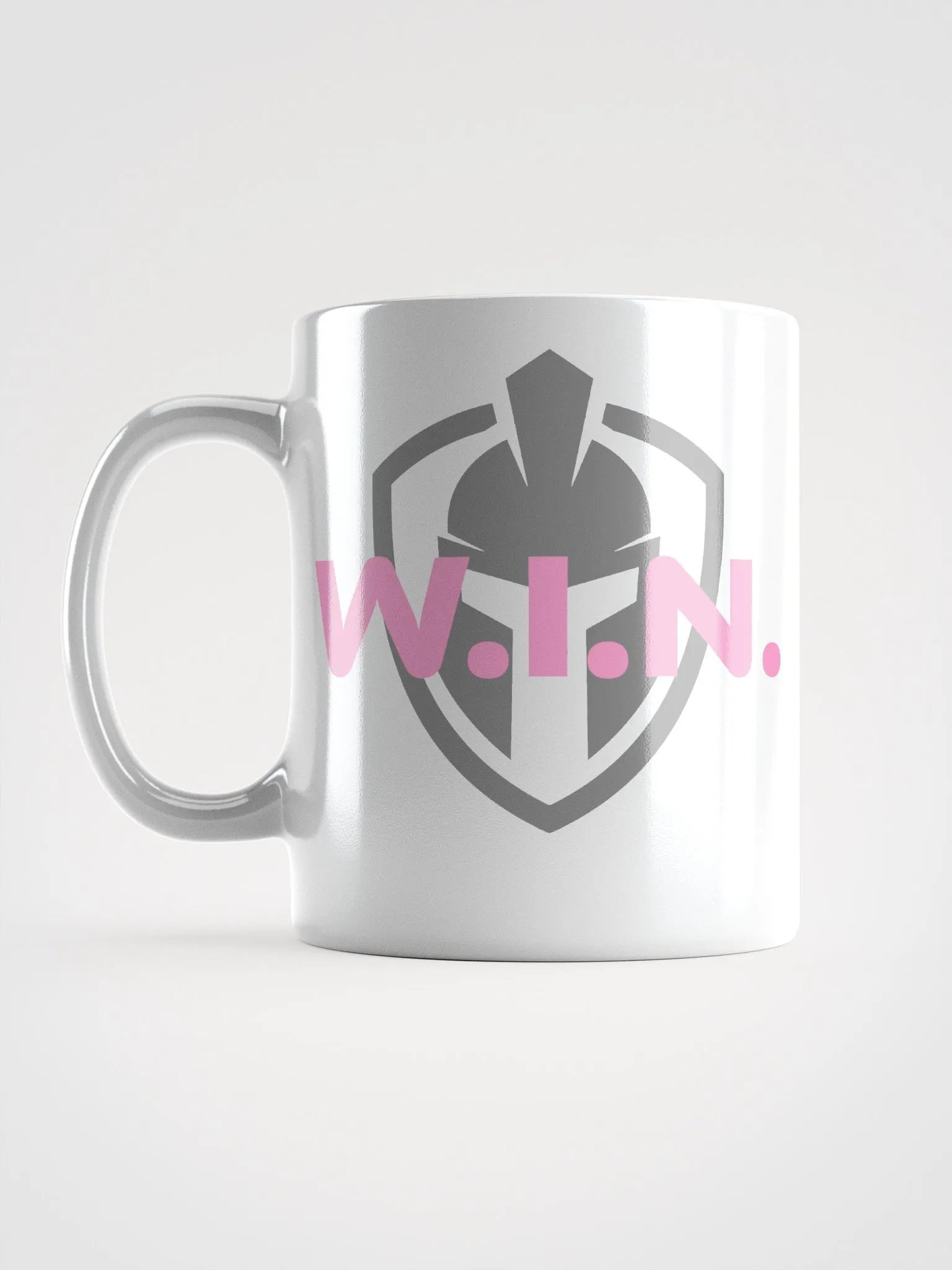 Mind Armor - White Glossy Mug - Pink Logo product image (17)