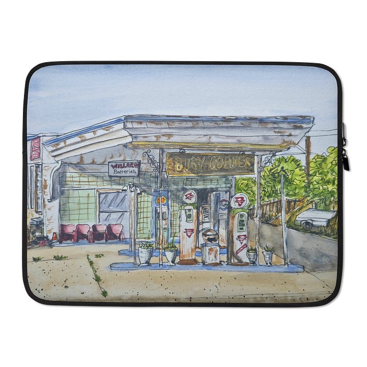 Busy Corner - Laptop Sleeve product image (2)