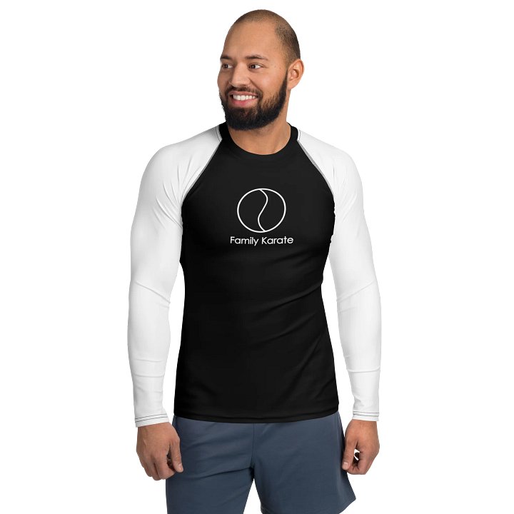 Family Karate Dragon Logo Long Sleeve Men's Rash Guard product image (1)