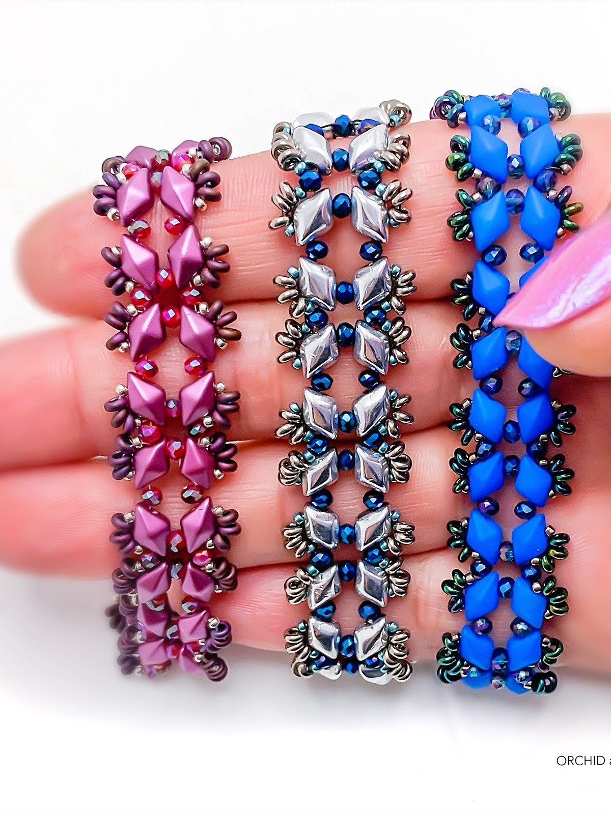 Beading Pattern – Starlight GemDuo Beaded Bracelet product image (1)