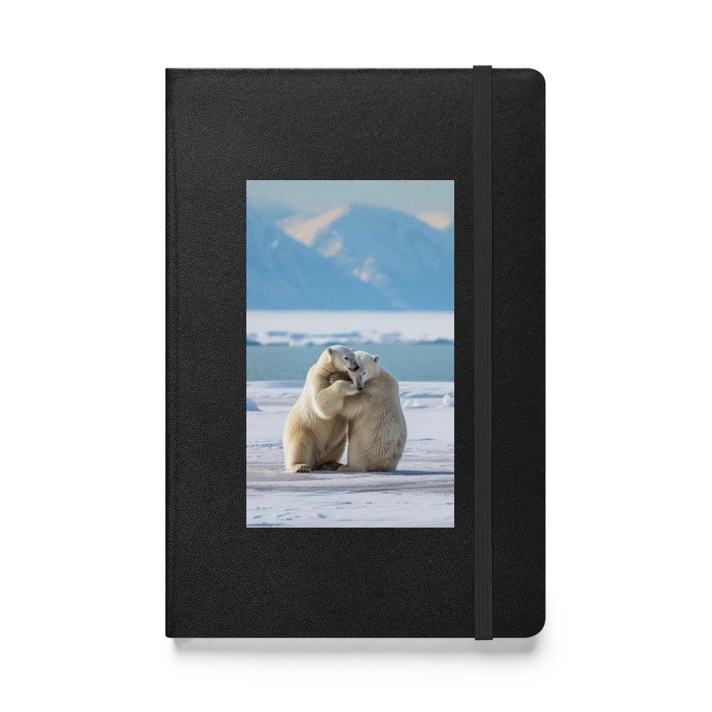 Polar Bears Arctic Playtime Hardcover Notebook product image (1)