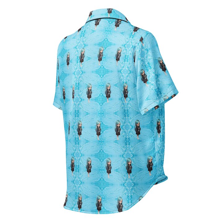 (Aqua CHIBI) K Women's Short Sleeve Pajama Top product image (2)