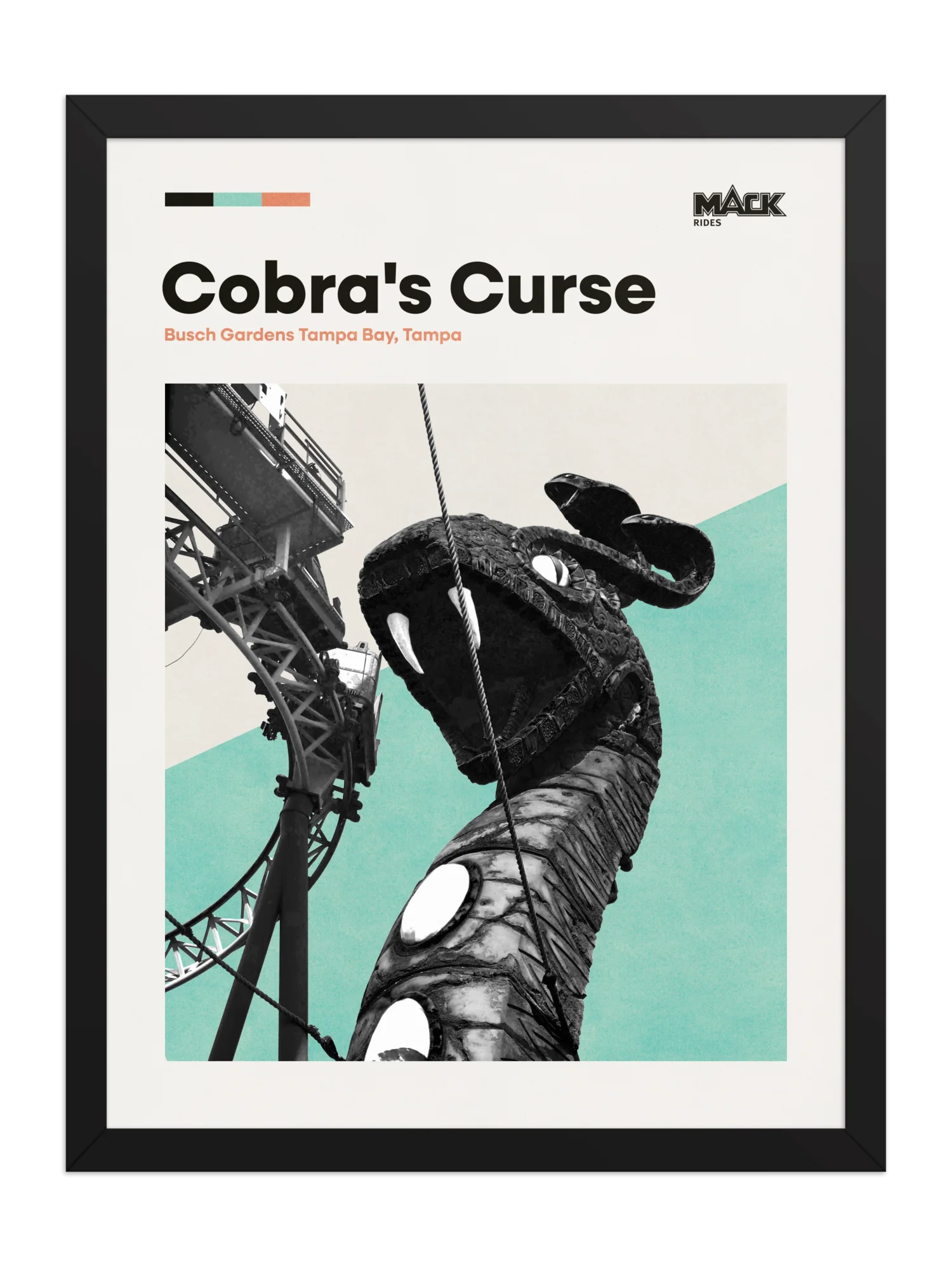 Cobra's Curse Mid-Century Modern Poster product image (1)