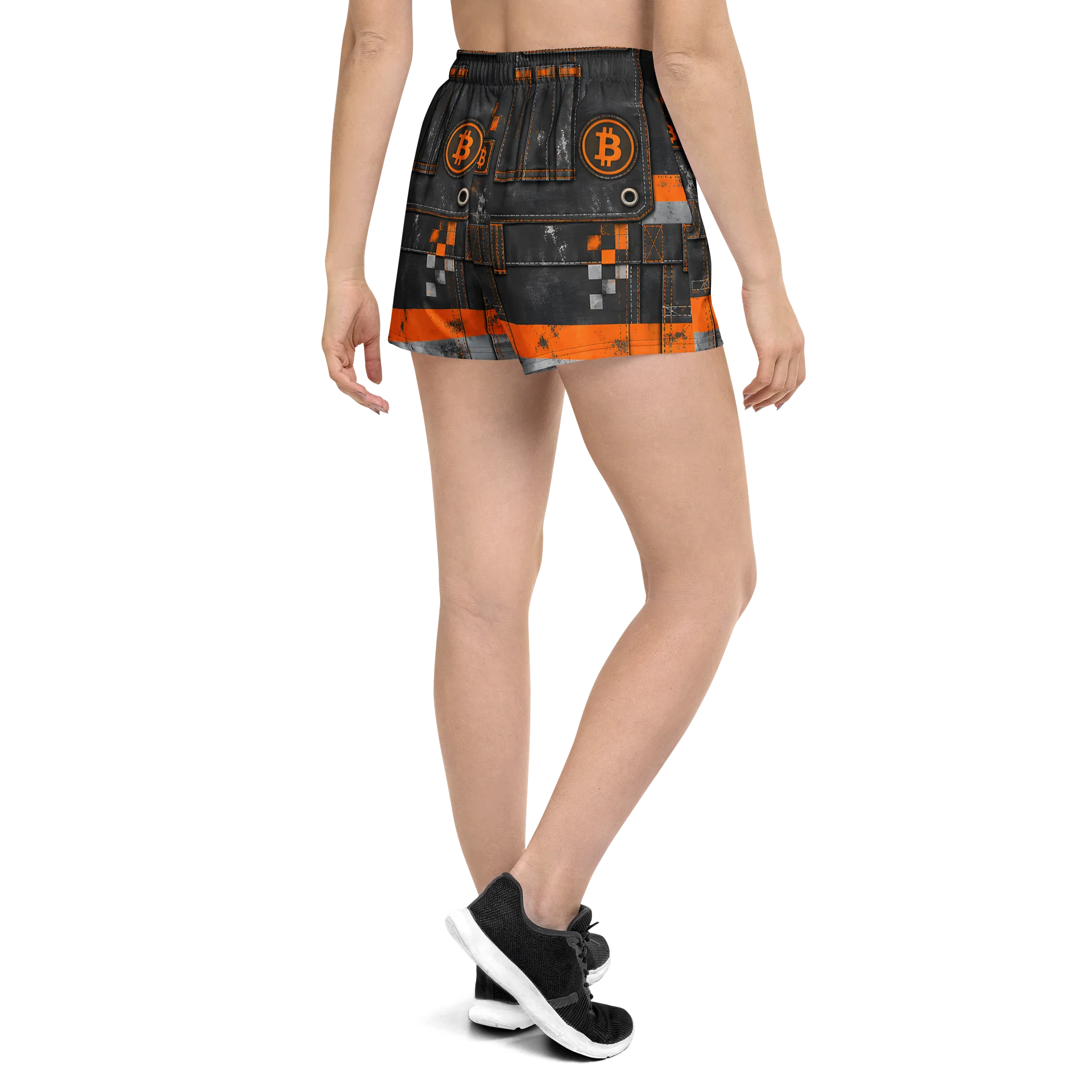 Hash Miner — Industrial Bitcoin Athletic Shorts product image (4)