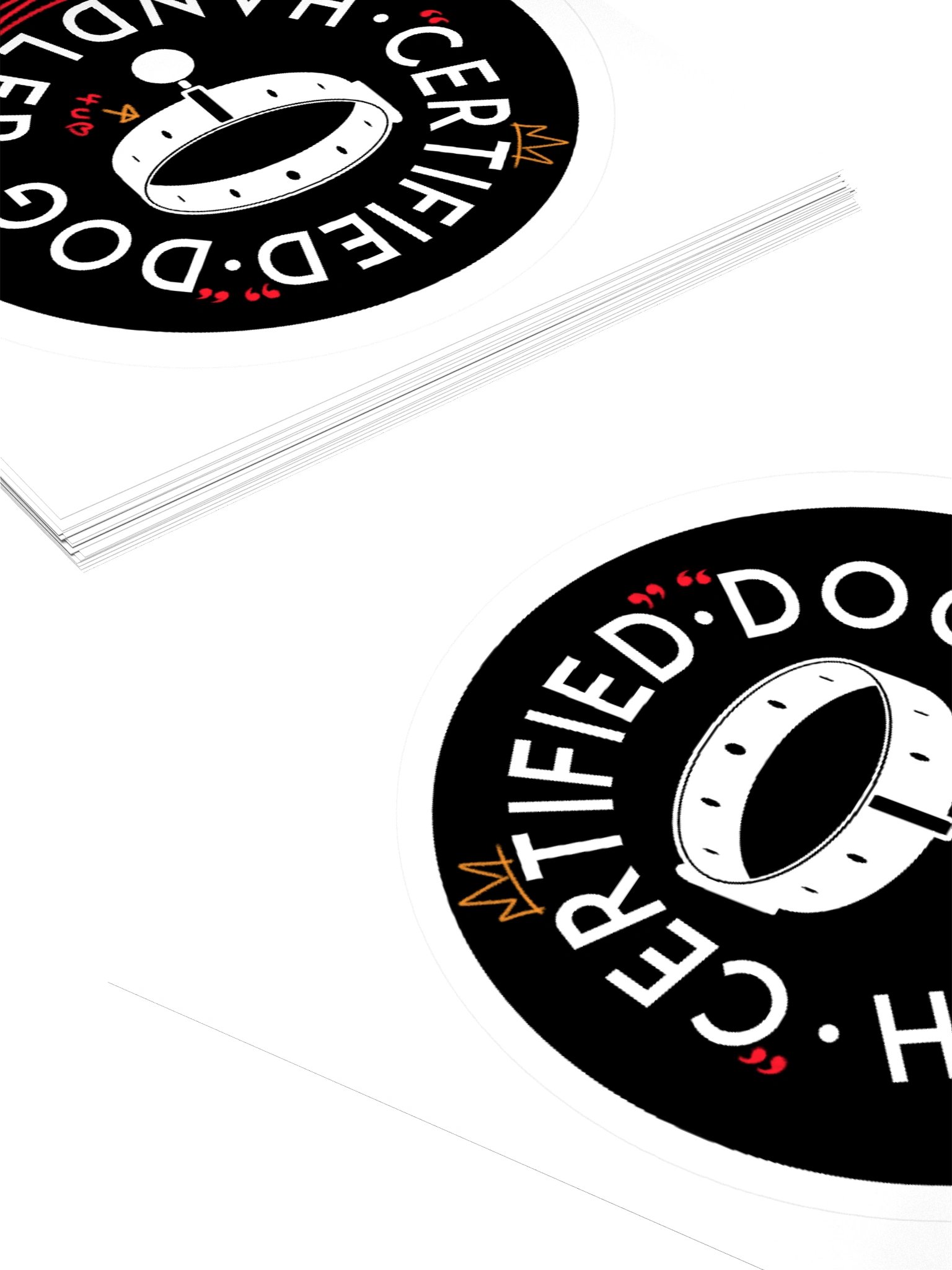 "Certified" "Dog" Handler Sticker product image (4)