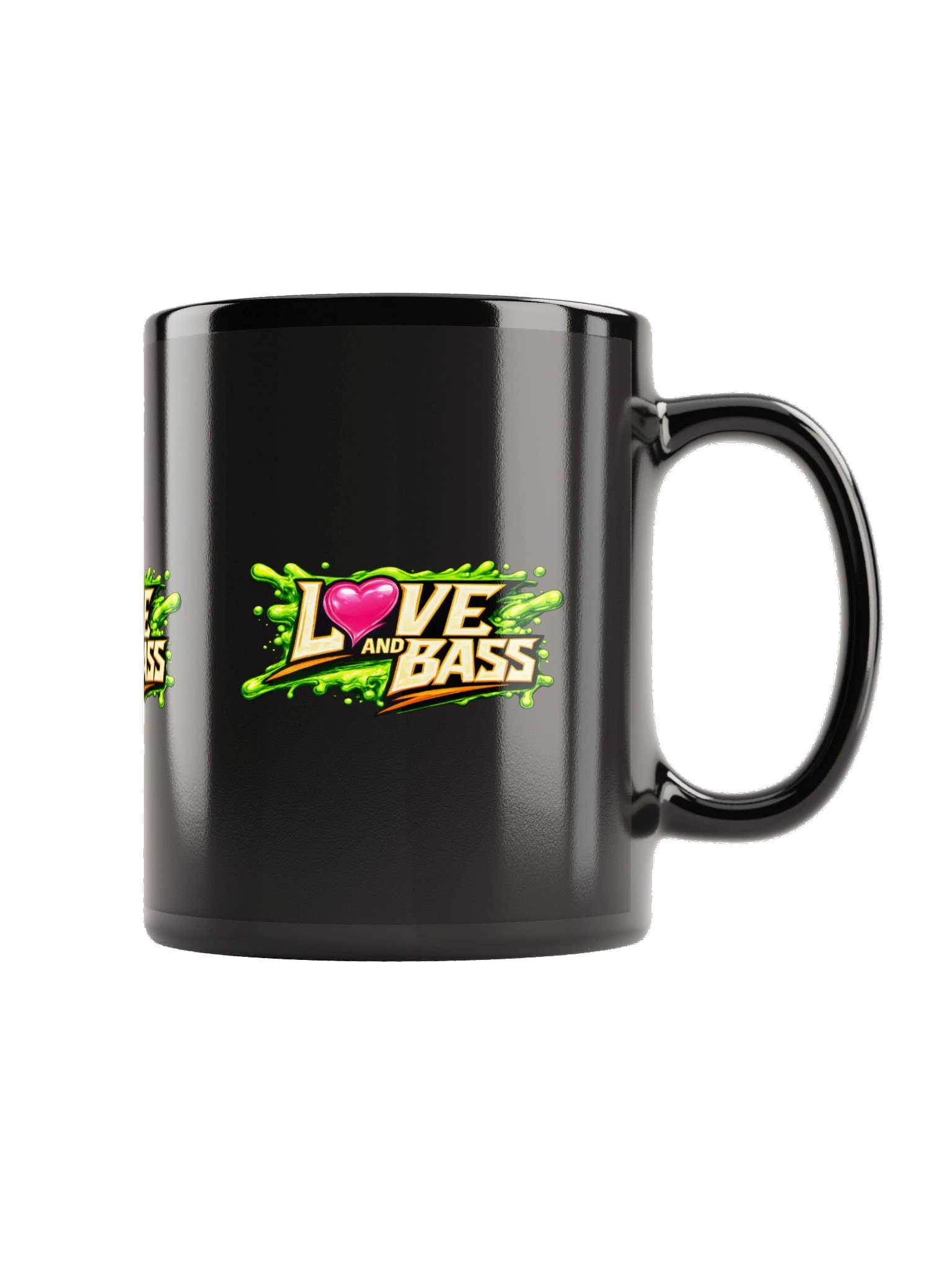 Love and Bass MUG - Splash - Black product image (5)