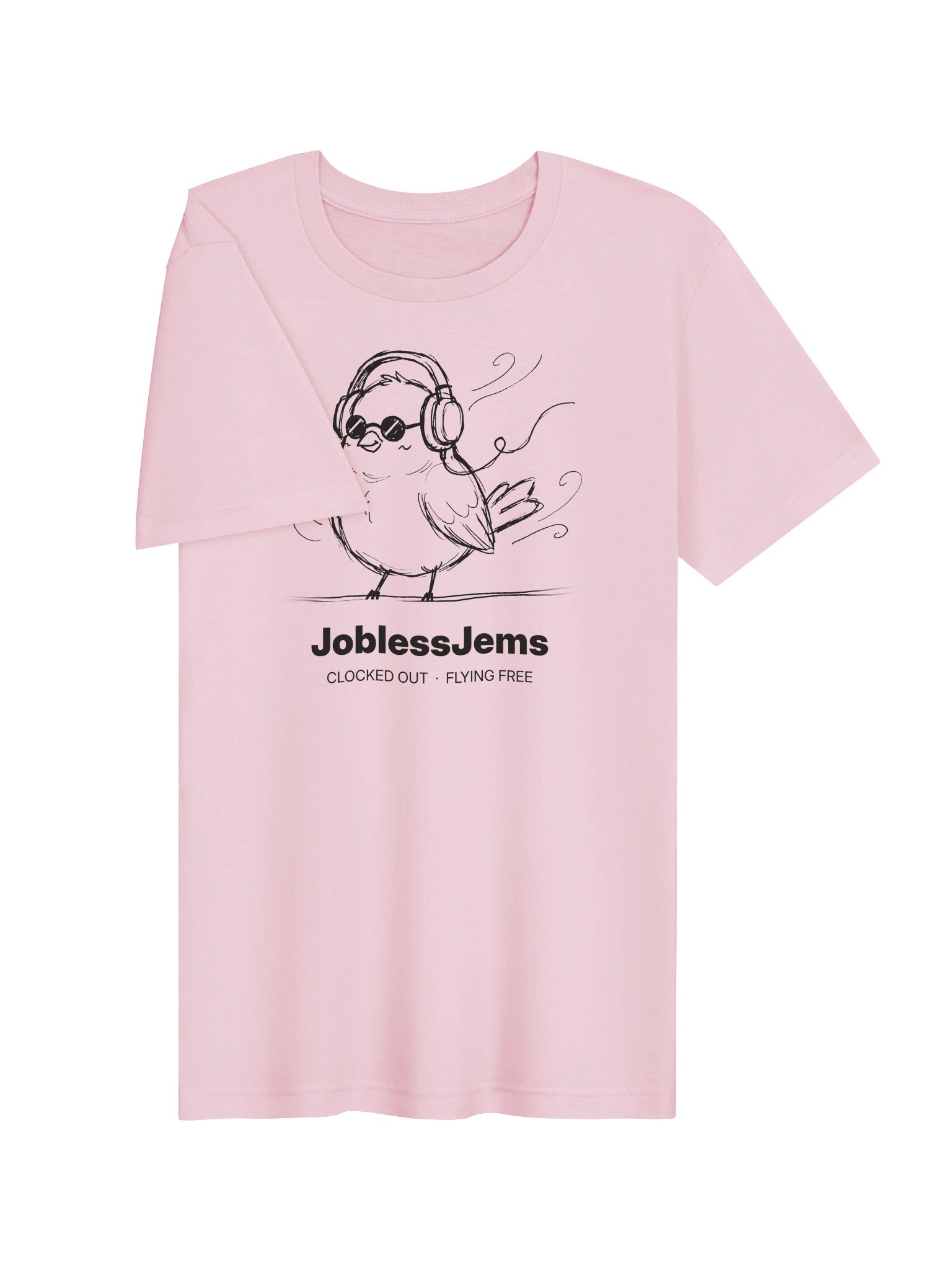 Finn the Finch Tee | Clocked Out, Flying Free product image (7)
