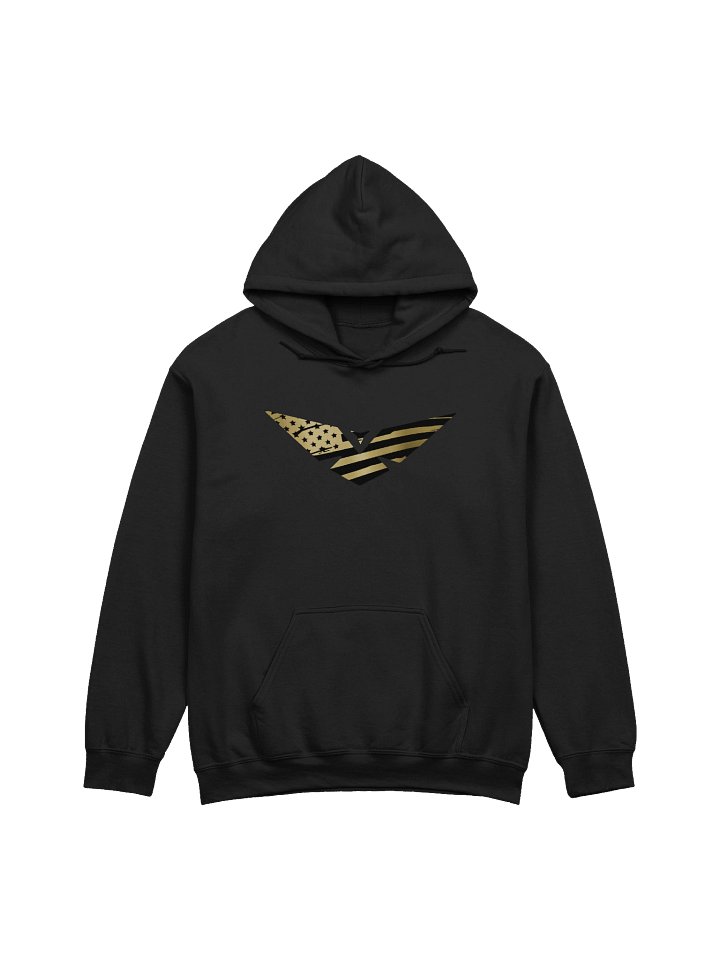 Gold Flagged Logo Hoodie (Big Front Only) product image (2)