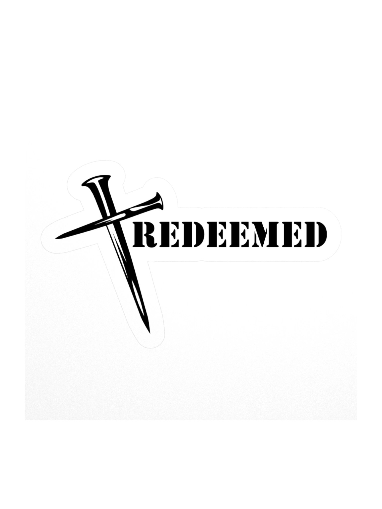 Redeemed sticker product image (1)