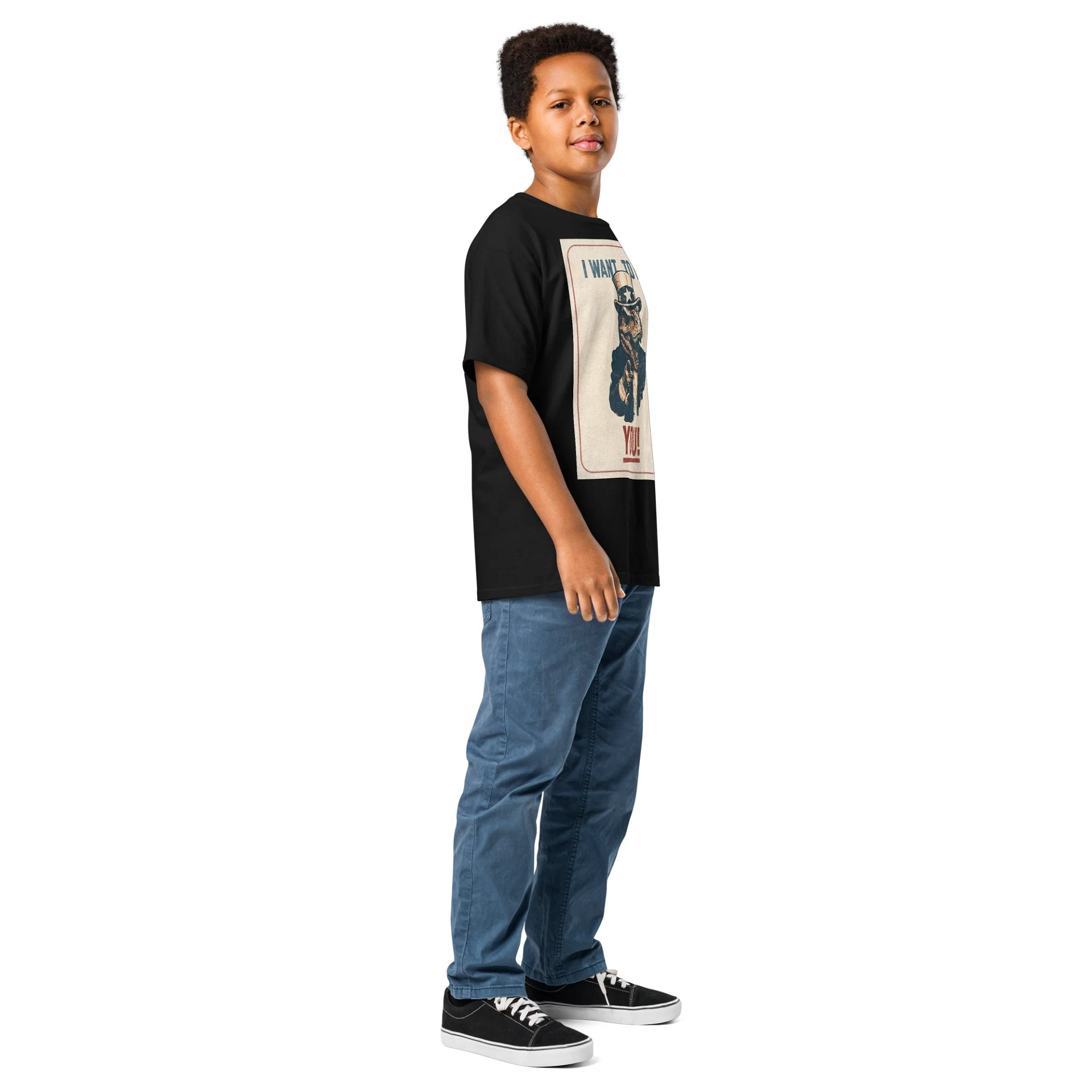 Uncle Sam T. Rex Poster Funny Dinosaur Shirt product image (3)