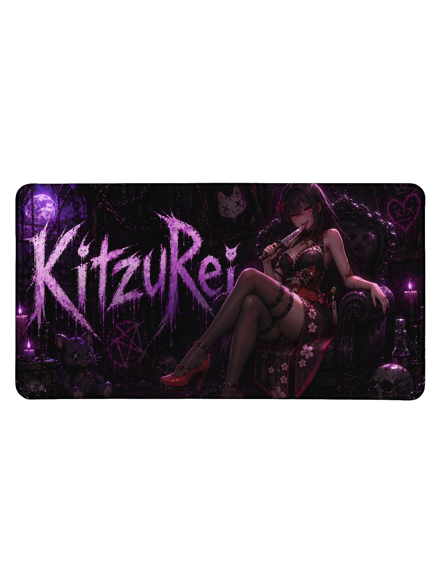 KitzuRei Desk Mat – Large Gaming & Work Surface product image (1)