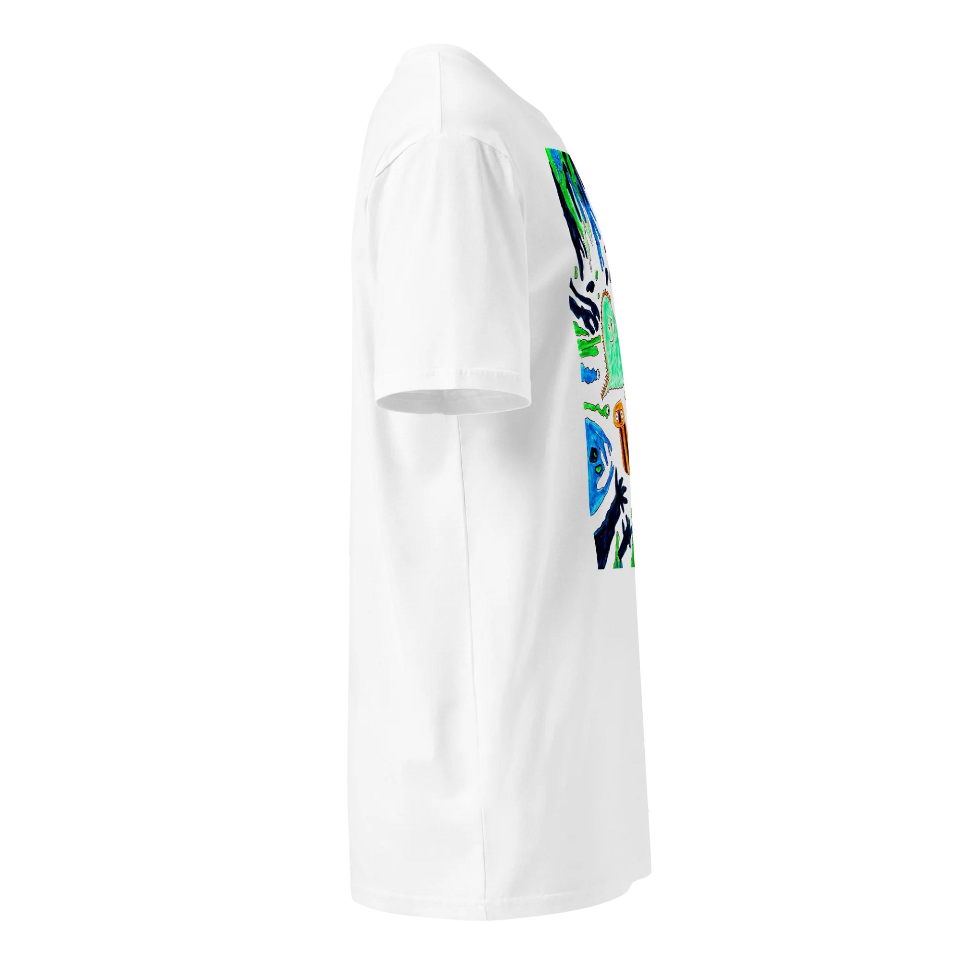 Abstract Doodle Monsters Unisex T Shirt product image (2)