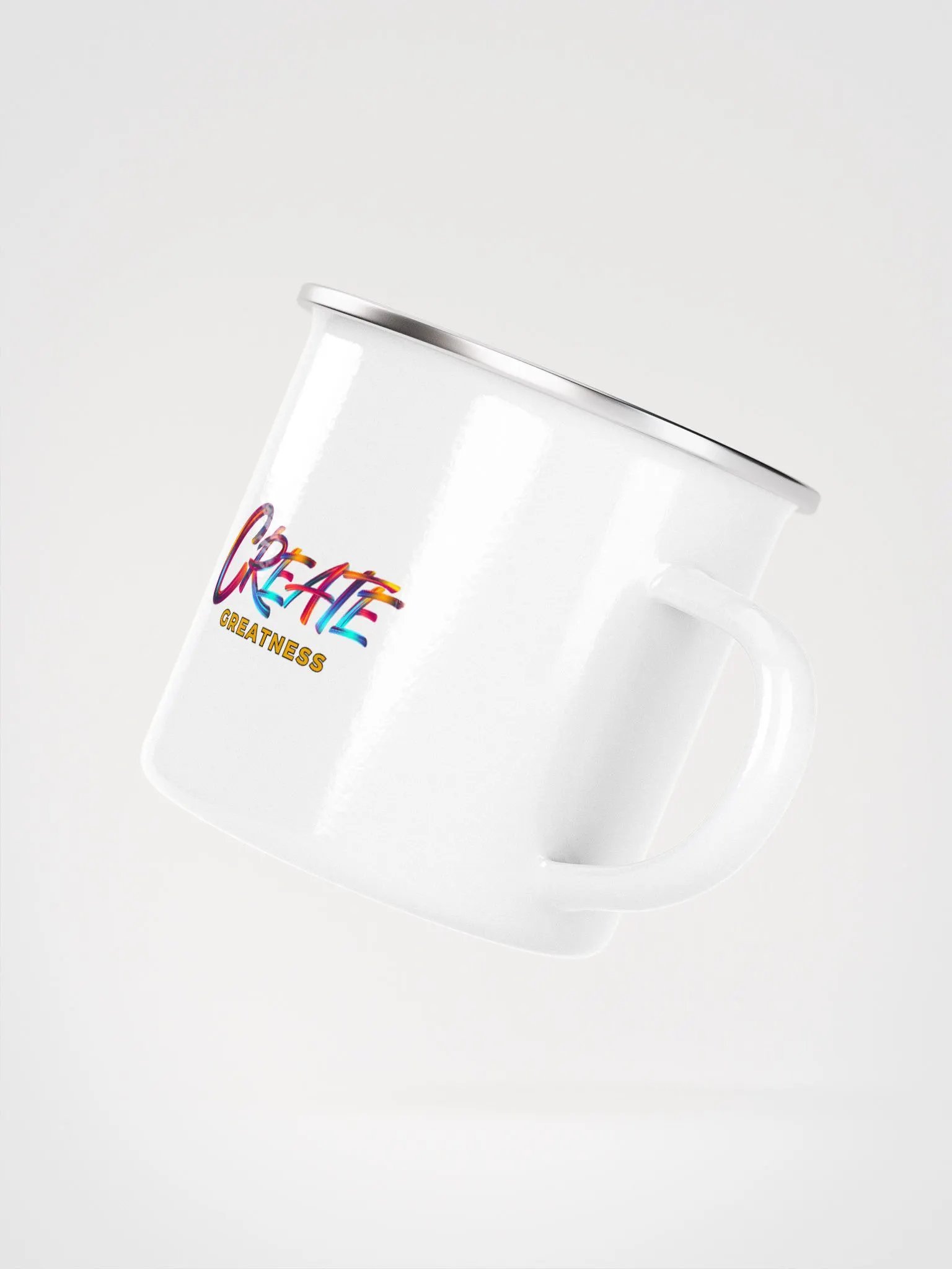 Create Greatness Vibes Enamel Mug product image (3)