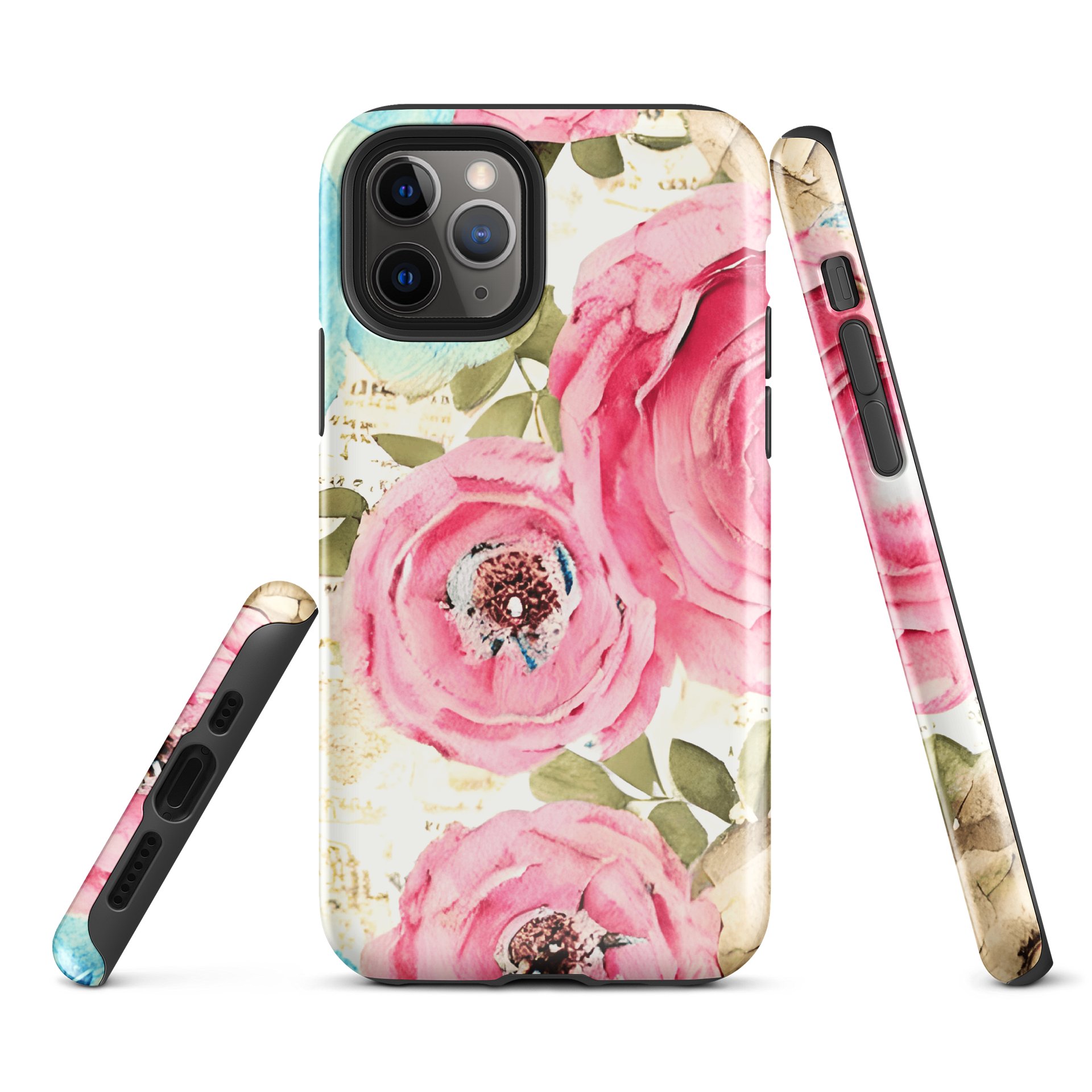 Pink Floral Tough Case for iPhone® product image (1)