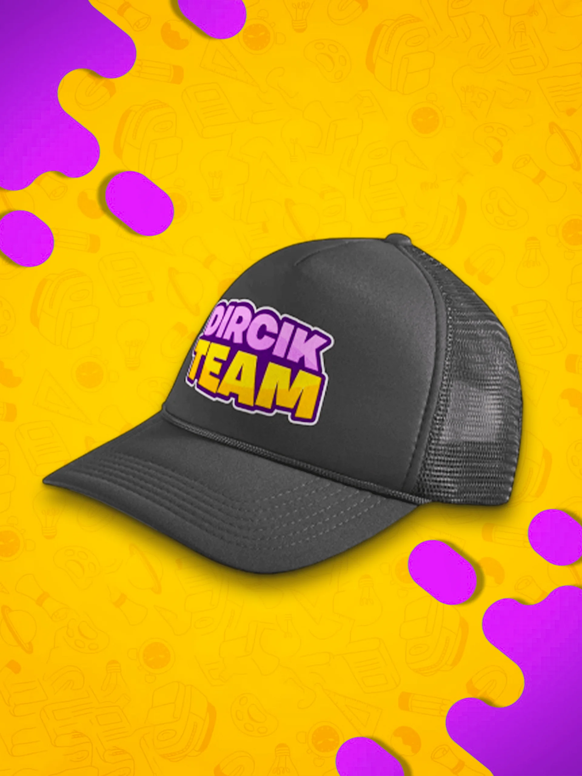 CZAPKA Z DASZKIEMㆍDIRCIK TEAMㆍCzarna product image (1)
