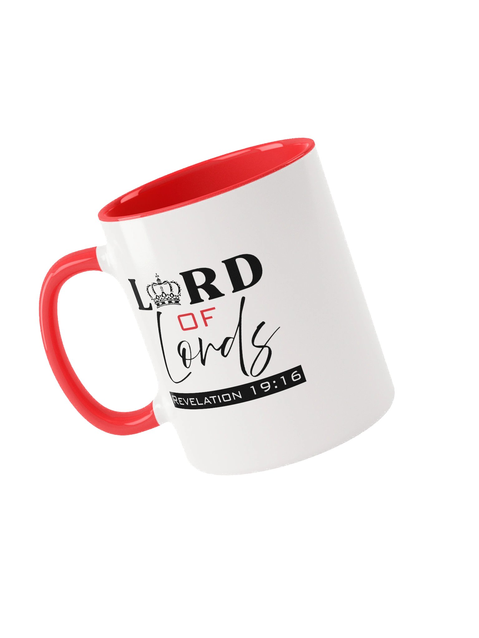 Lord of Lords Christian 11/15 oz Mug with double tone | Jesus Christ Faith Gift | Inspirational Coffee Cup for Believers product image (5)