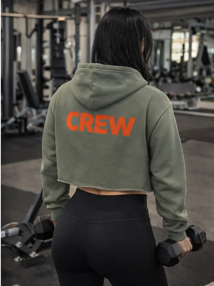 Fleece Kurz-Hoodie - Crew orange product image (2)