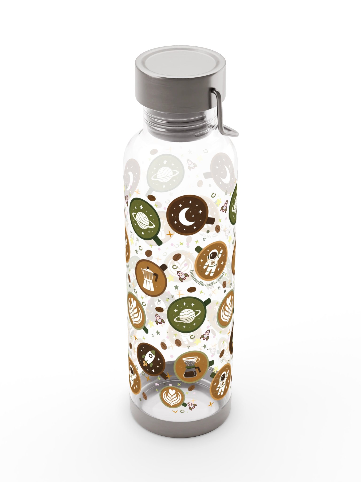 Cosmic Coffee Mug Pattern Sports Bottle product image (6)