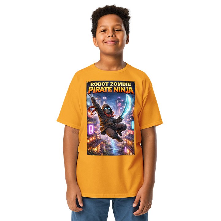 Robot Zombie Pirate Ninja! - Kids' Tee product image (1)