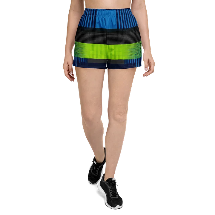 Neon Geo Mirror Athletic Shorts product image (1)