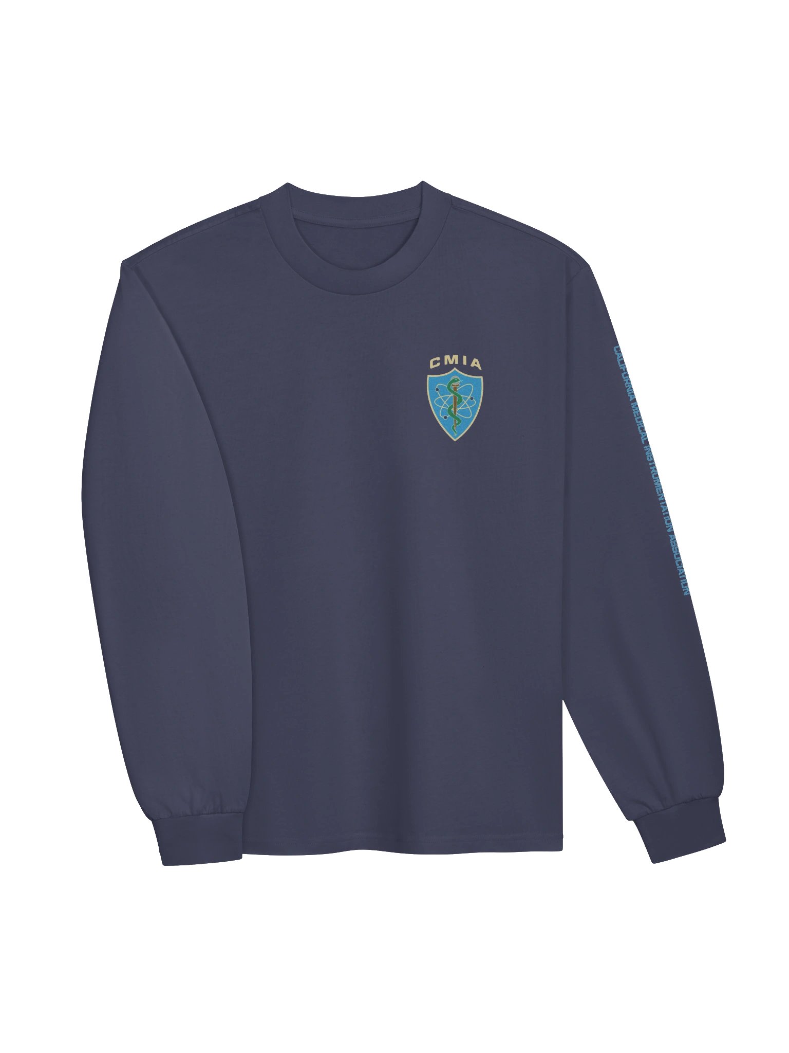 CMIA Premium Long Sleeve / Cyan Map — Color Logo product image (4)