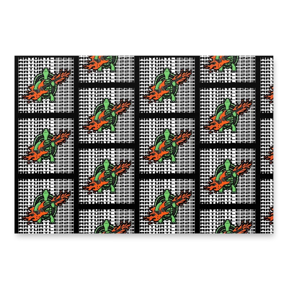 Mr turtle logo wrapping paper product image (2)