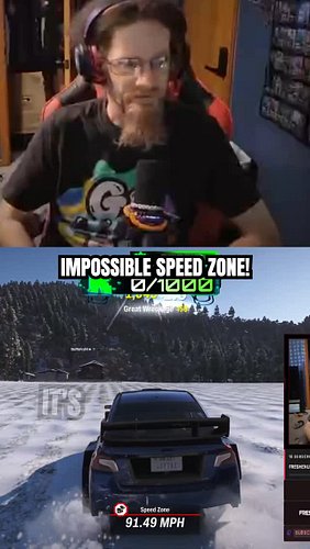 IMPOSSIBLE speed zone challenge! #speedzone #gamingstruggles #racing #challenge #ClipGPT #streamladder