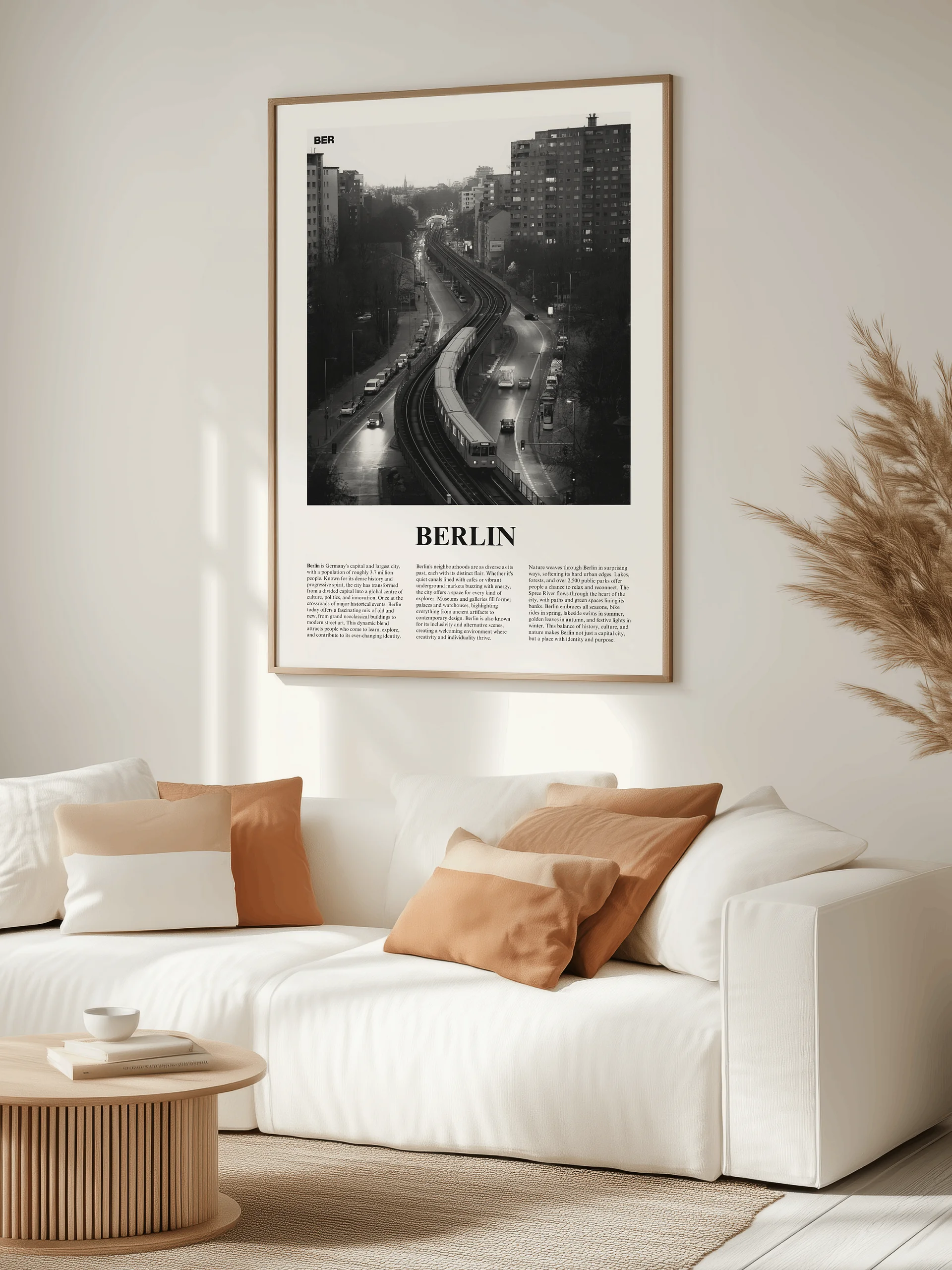 Berlin 05 Newspaper Poster | Framed product image (3)