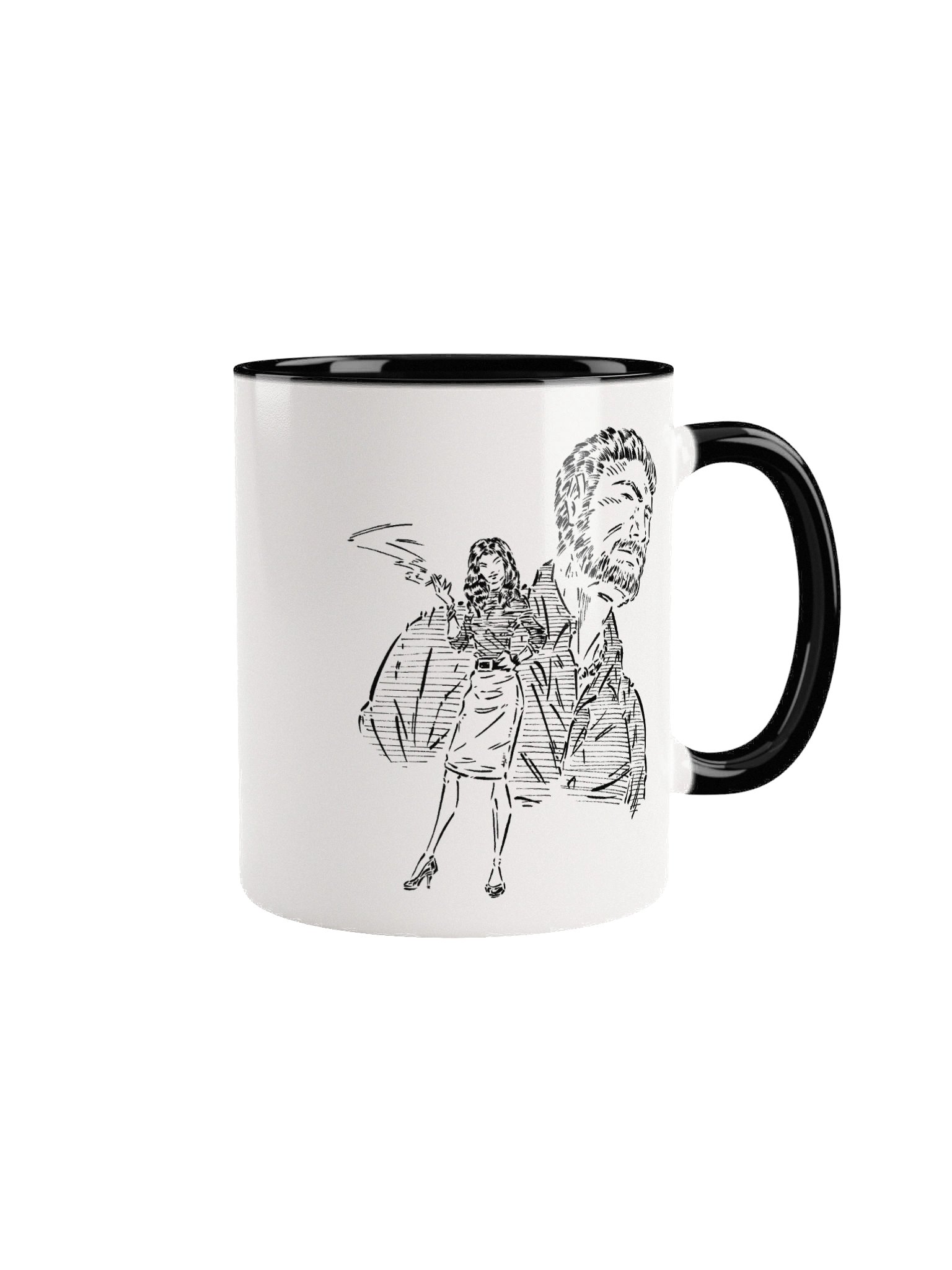 MEIFUMADO | Atsuko & Maeda | Black & White Mug product image (1)