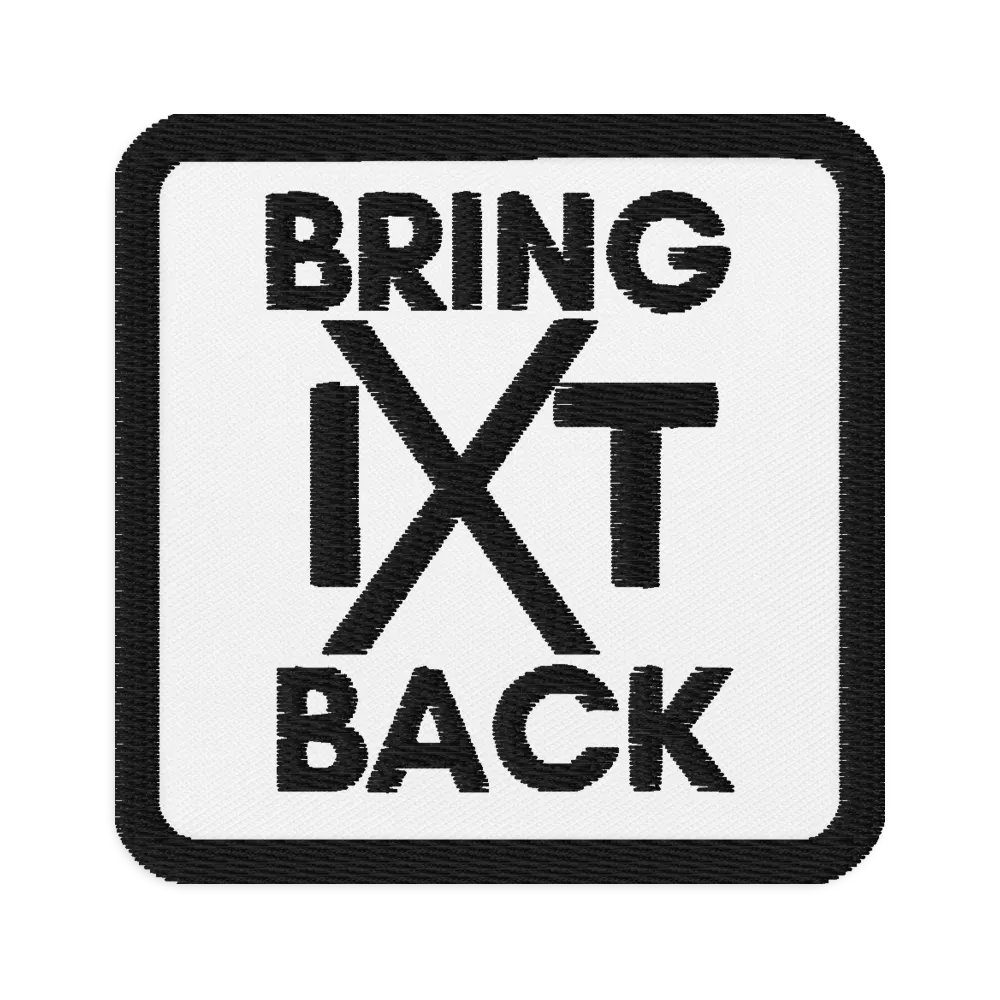 BRING IT BACK | Embroidered Patches by Allcolor product image (1)