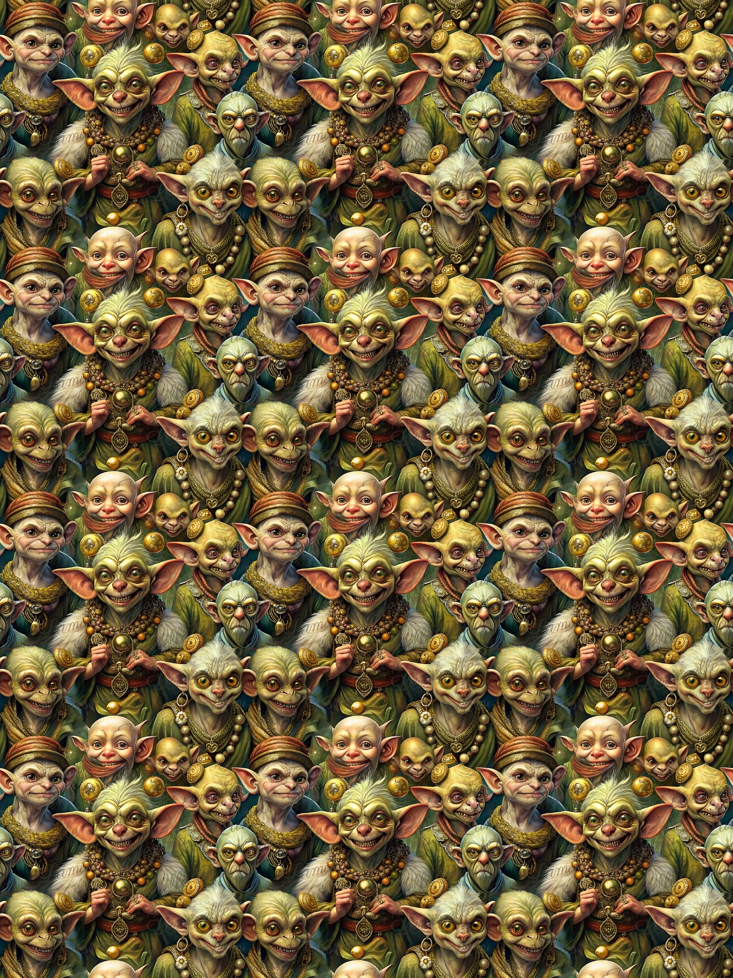 Whimsical Goblins – Seamless Digital Paper Bundle product image (2)