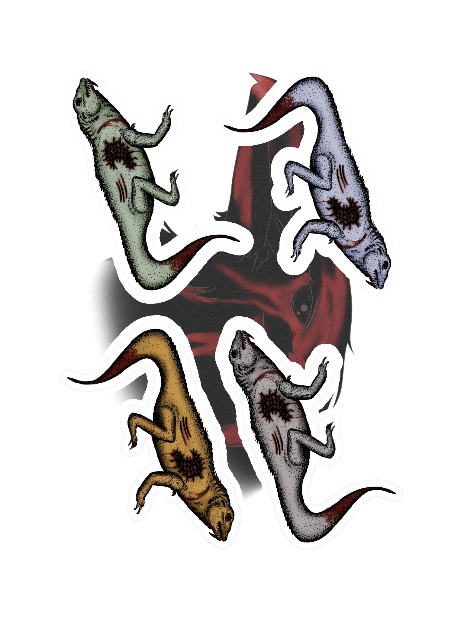 The Rotting Reptile Stickers product image (3)