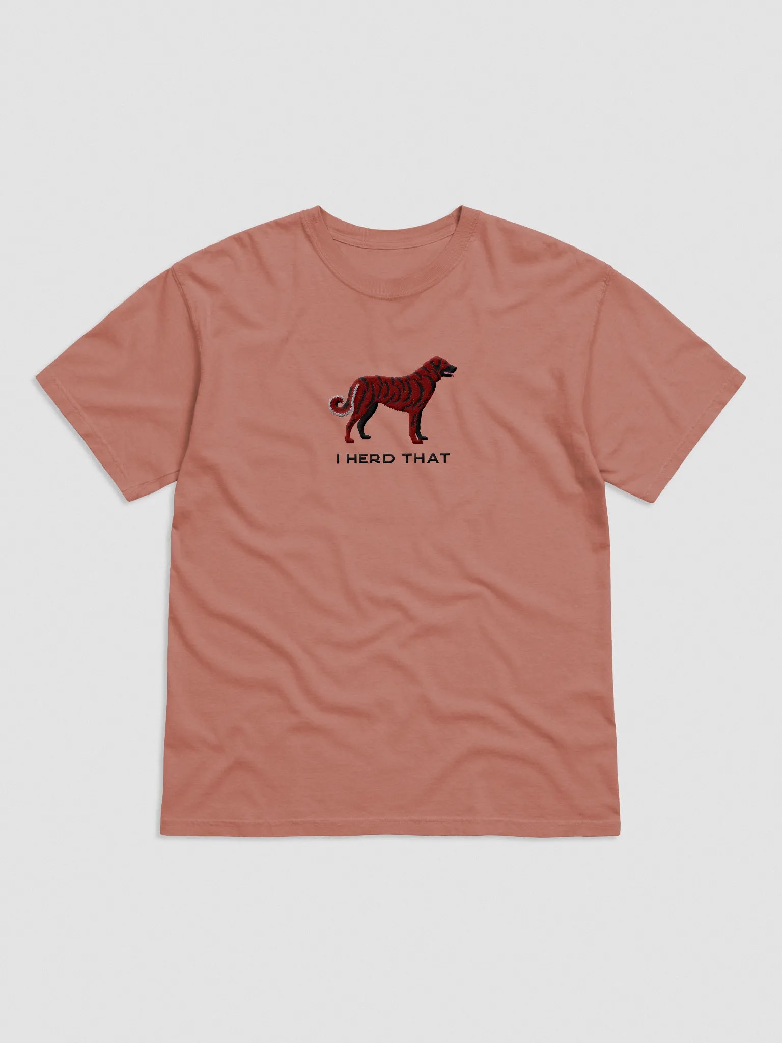 I Herd That T-Shirt(Embroidered) of an Anatolian Shepherd Dog(Red Brindle) product image (4)