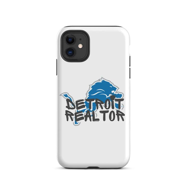 Detroit Realtor Lion Tough iPhone® Case - WHITE product image (24)