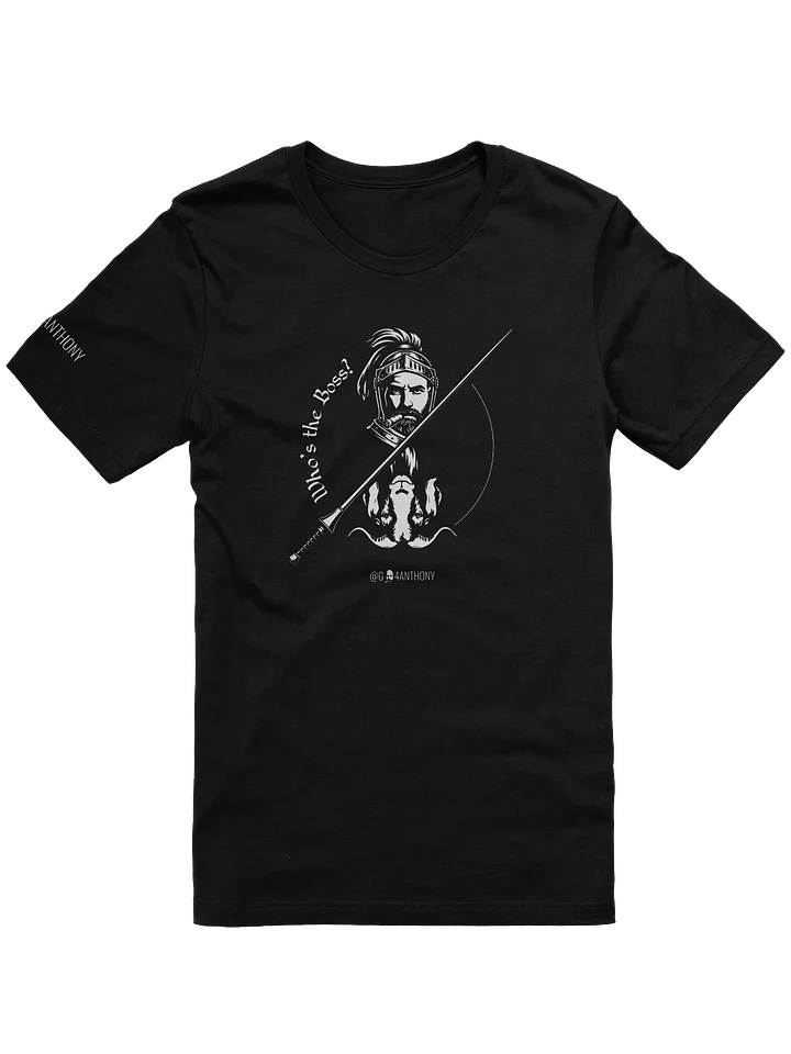 WHO'S THE BOSS? SPLIT CREST TEE product image (1)