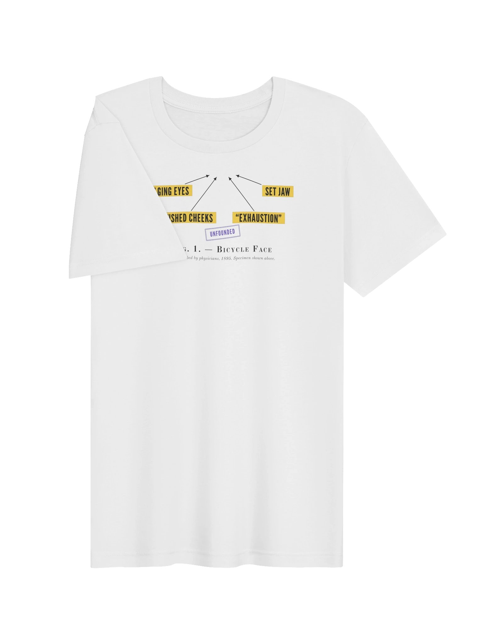 Fig. 1, Bicycle Face Tee (light colours) product image (7)