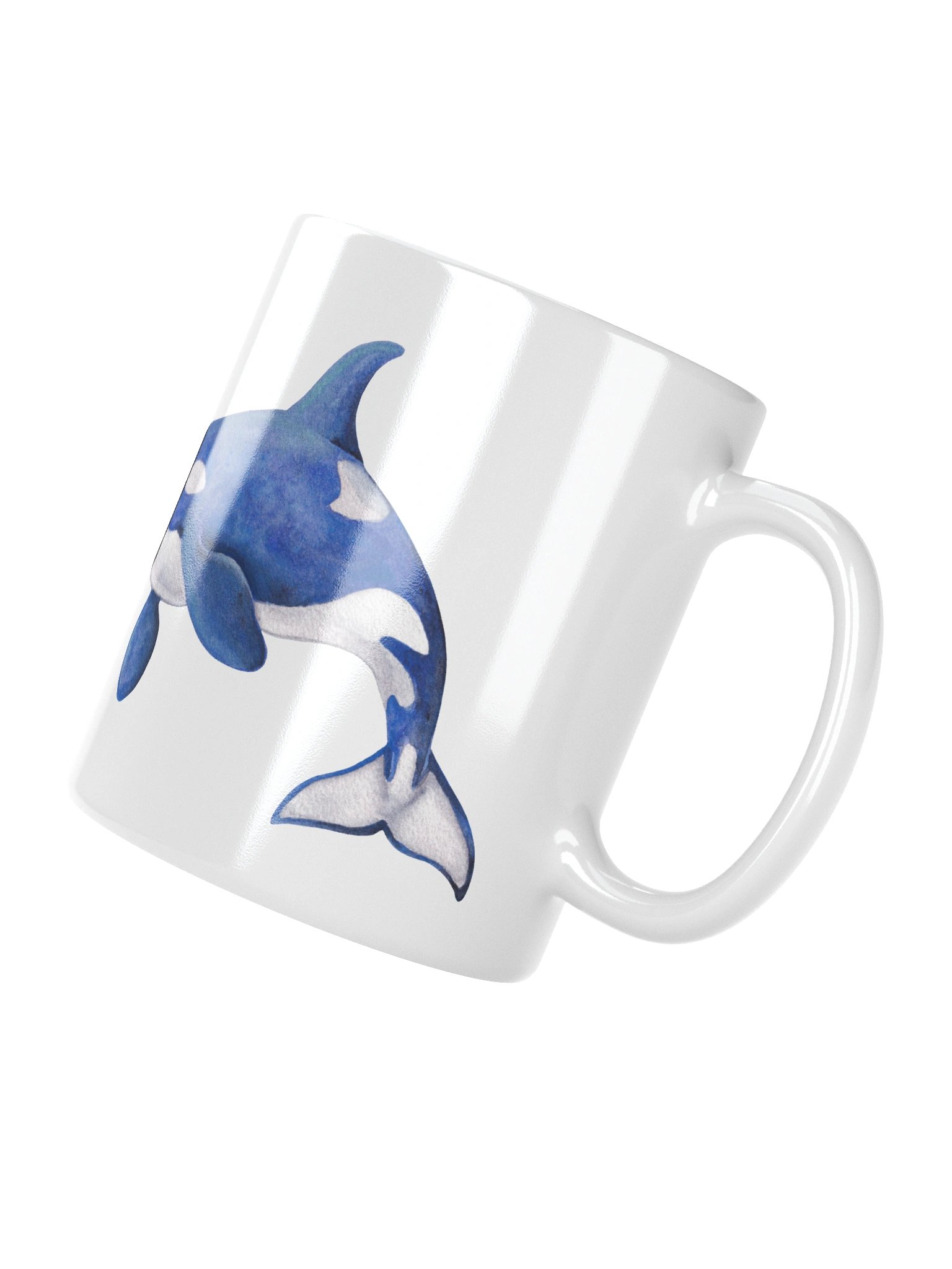 Watercolor Orca - Blue product image (4)