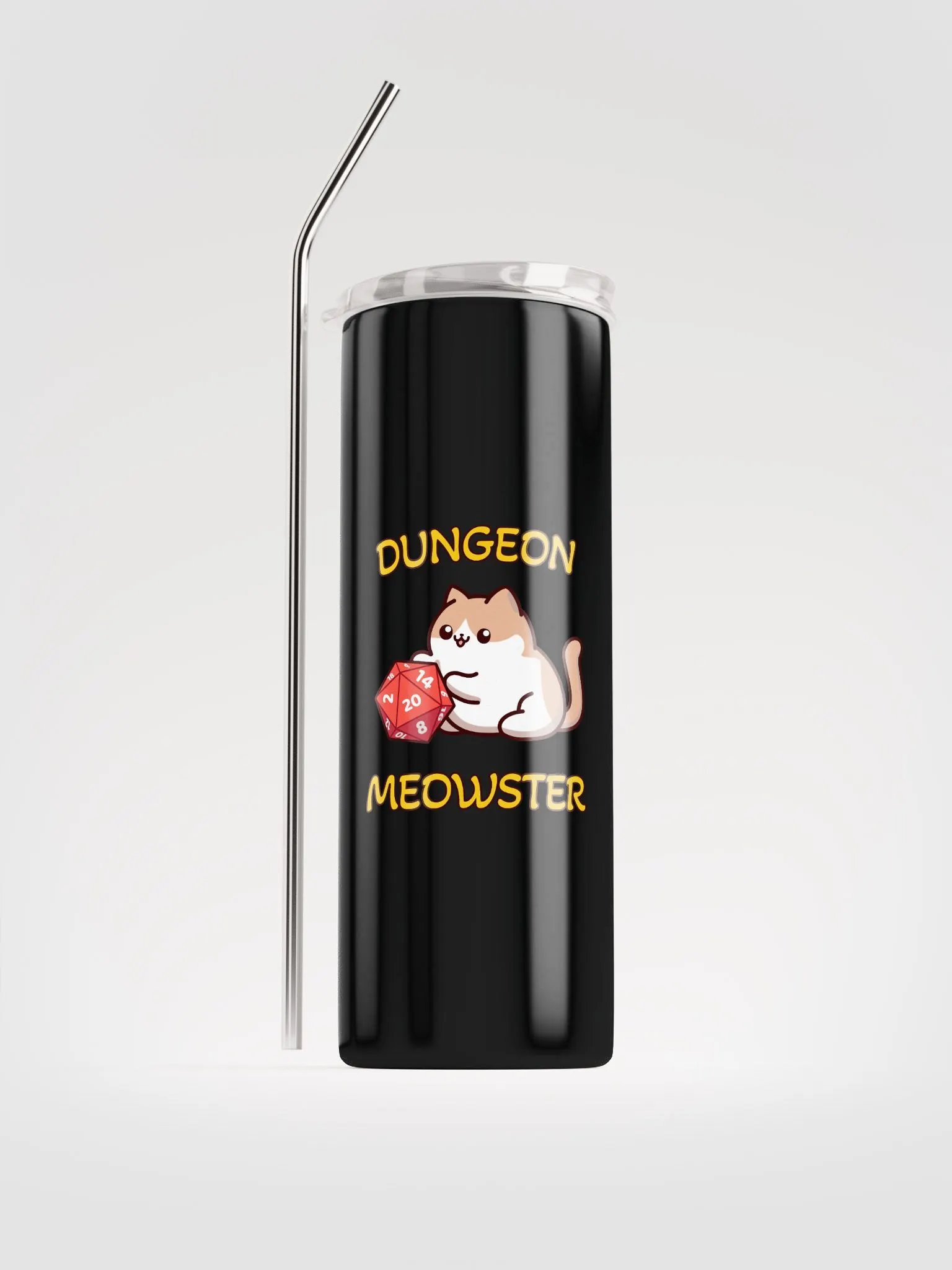 Dungeon Meowster Stainless Steel Tumbler product image (2)