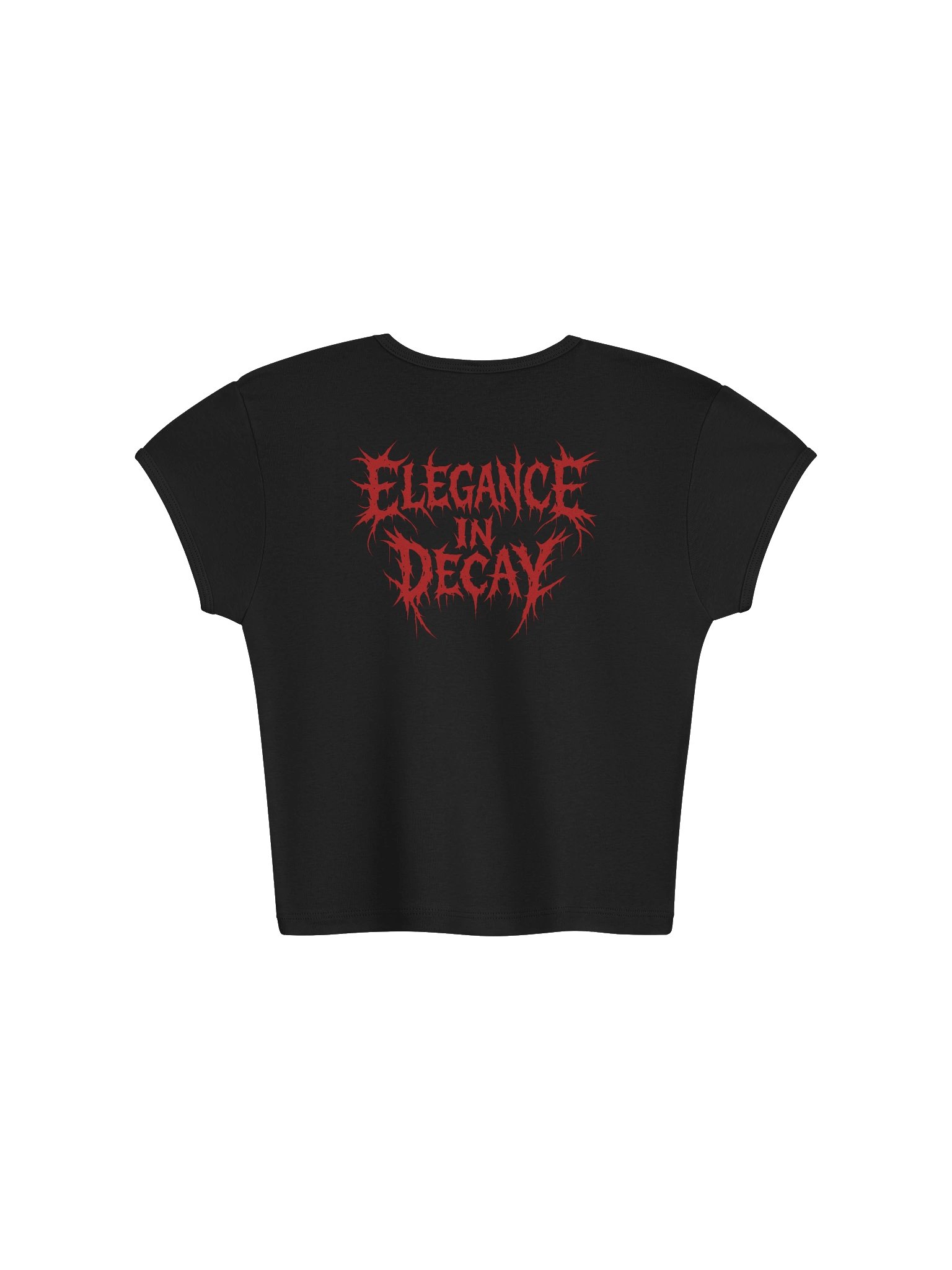 Ritual of Ruin Womens Baby Tee Crop Top product image (2)