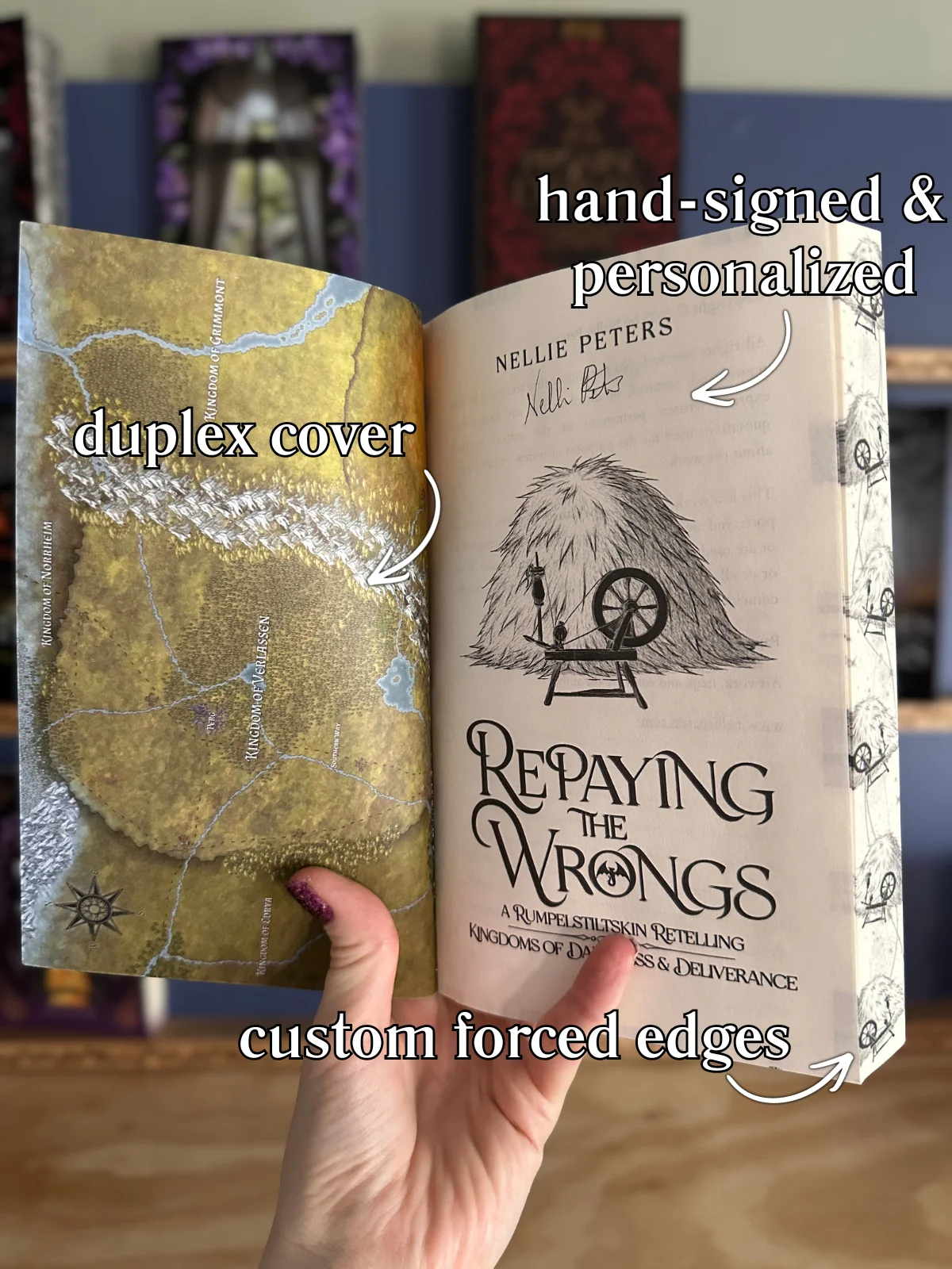 Repaying the Wrongs signed deluxe paperback product image (3)