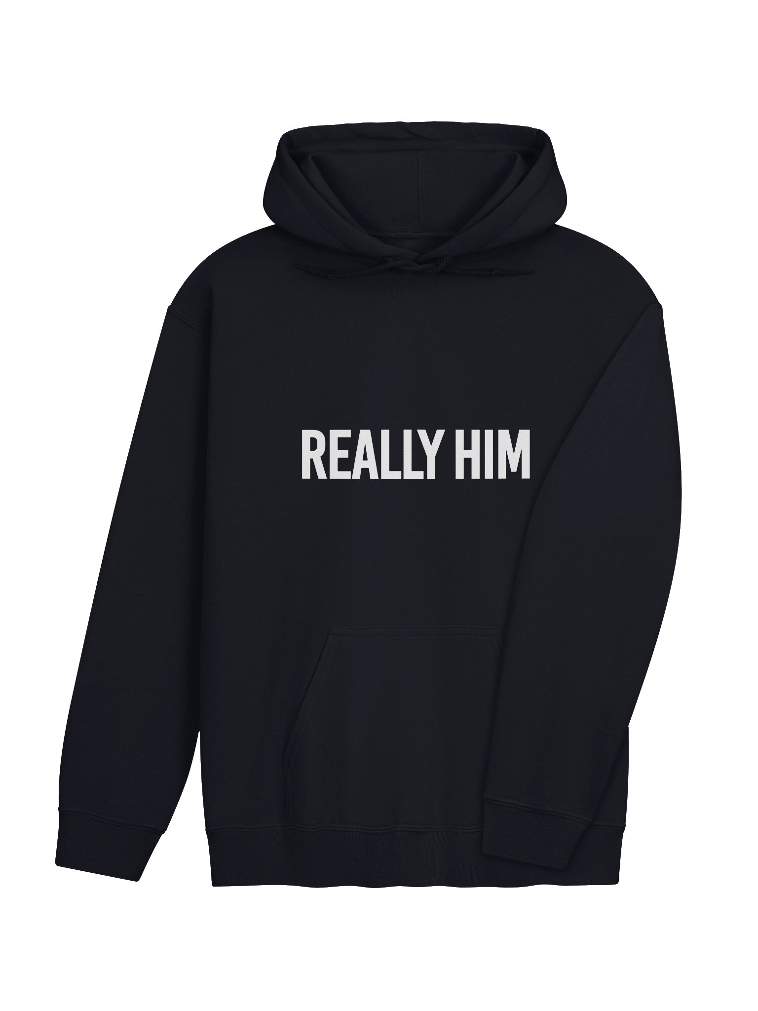 Really Him White Hoodie product image (4)