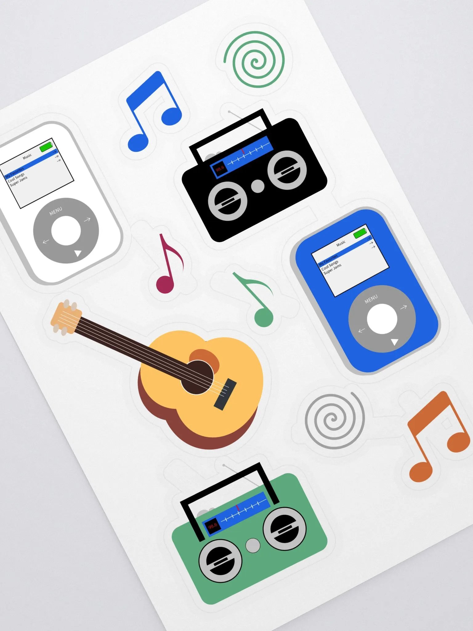 Musical Melange Sticker Sheet product image (1)