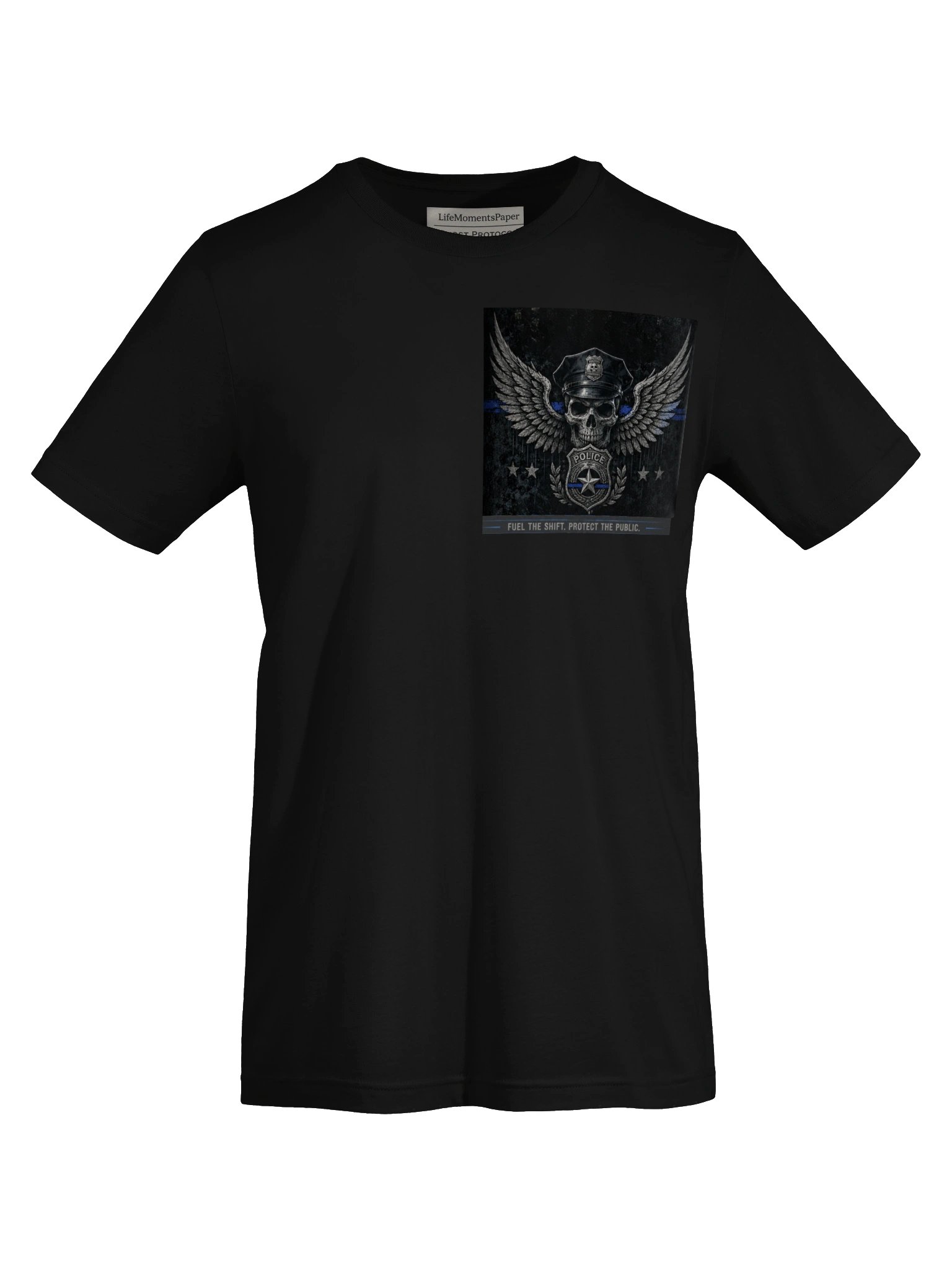 Funny Police Officer Shirt | Night Shift Skeleton Cop Gift | Full Moon Shift product image (8)