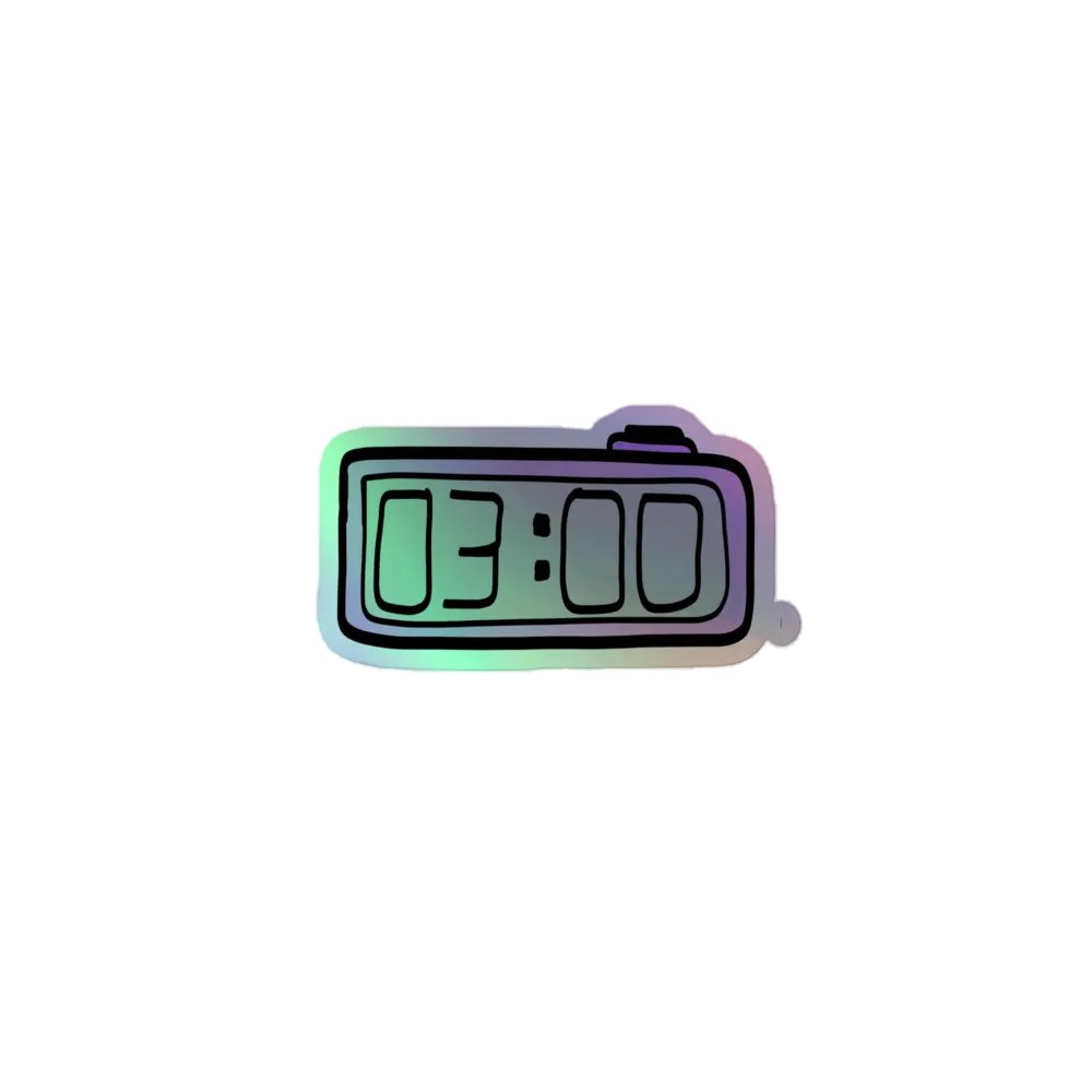 Sticker - 03:00 product image (1)