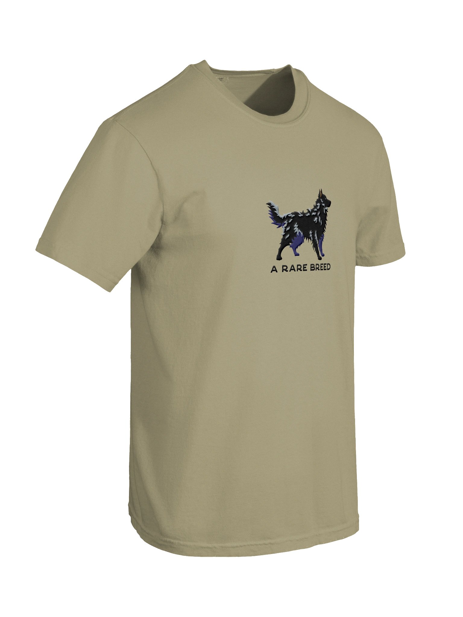 A Rare Breed T-Shirt(Embroidered) of a Hungarian Mudi(Black) product image (11)