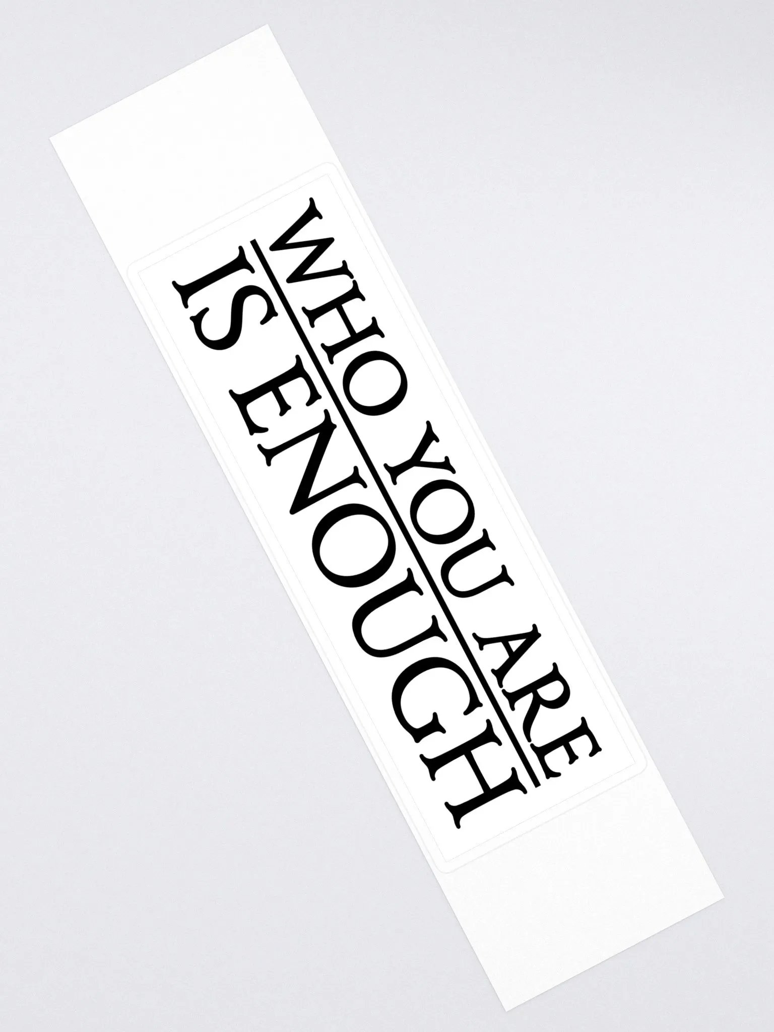 Elven Heartbound Sticker ~ "WHO YOU ARE IS ENOUGH" product image (2)